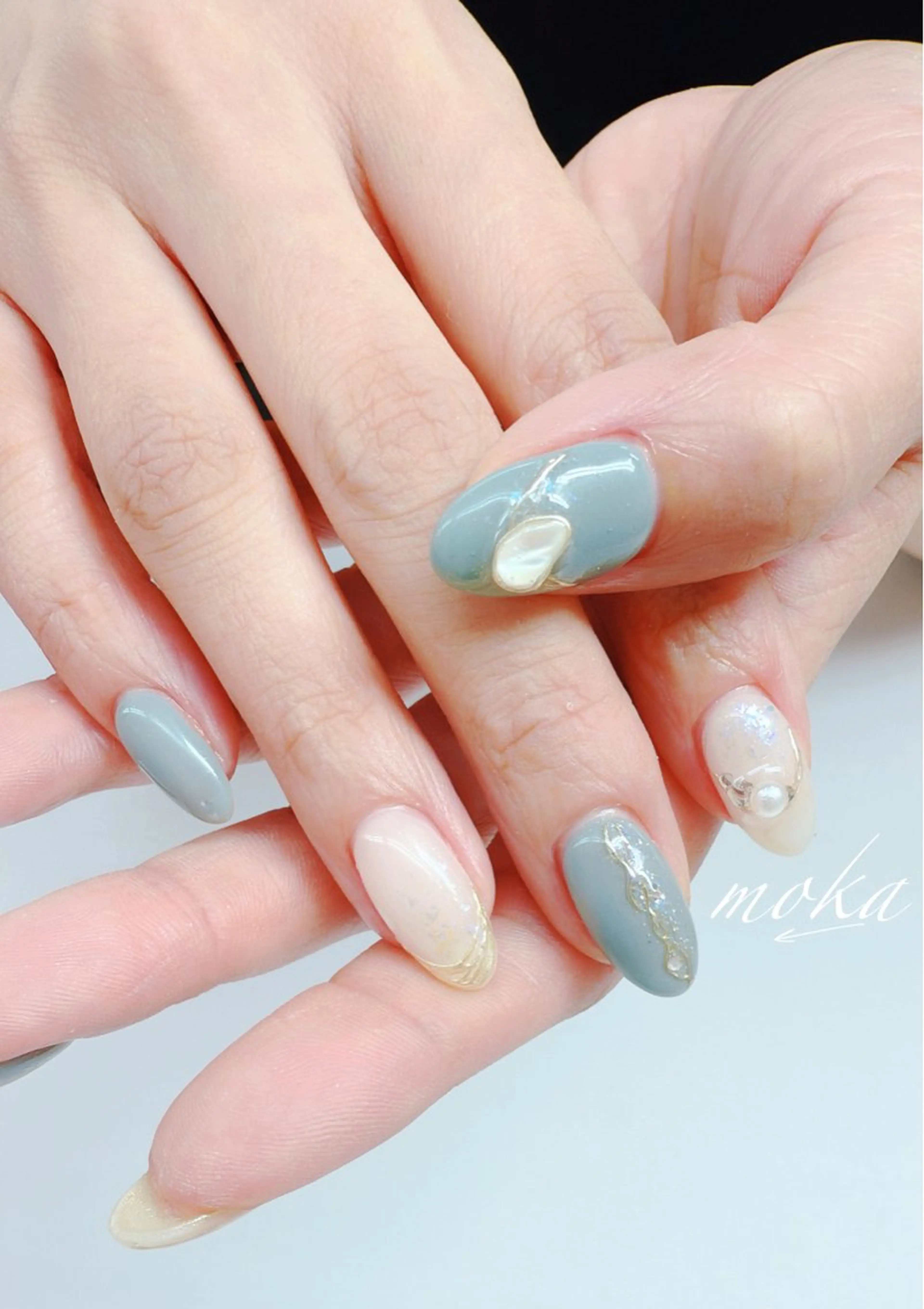 ネイル ハンドネイル ハンドケア 胡蝶蘭レディースサロ ンNailMOKAのネイルデザイン