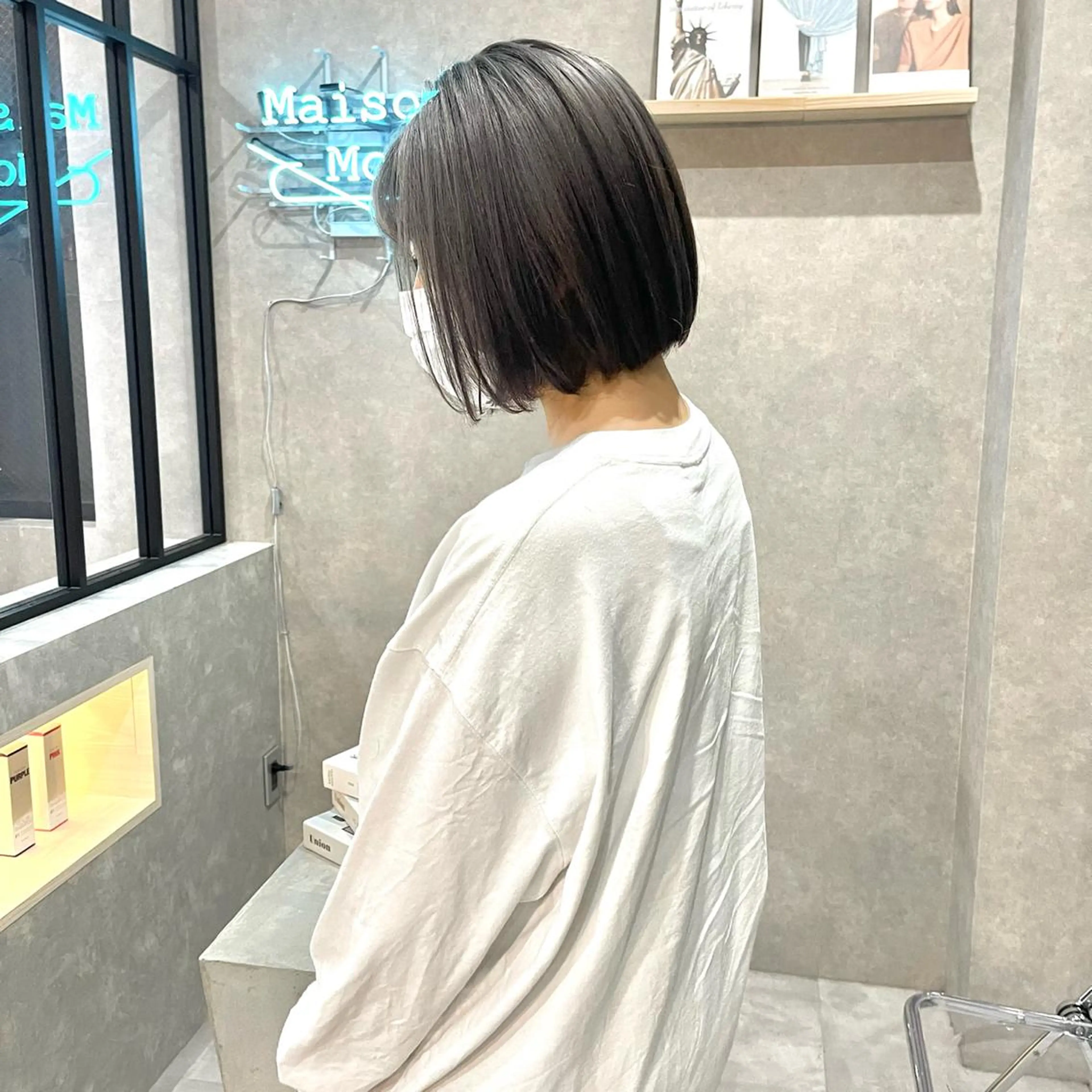 ショート カラー カット ヘアカラー トリートメント mood tatemachiのヘアスタイル