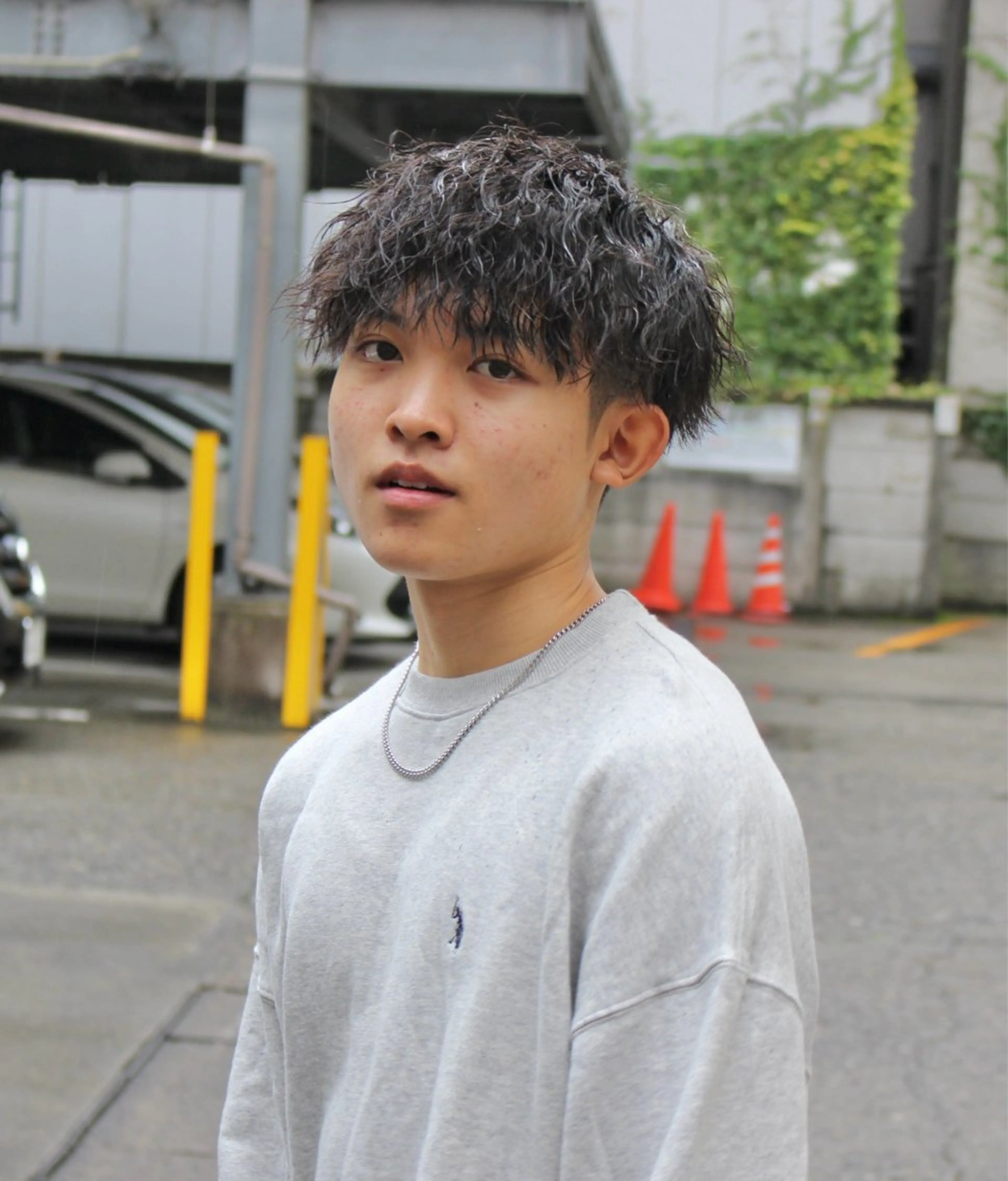 ショート パーマ パーマ メンズ/ケアパーマ /hayashiのヘアスタイル