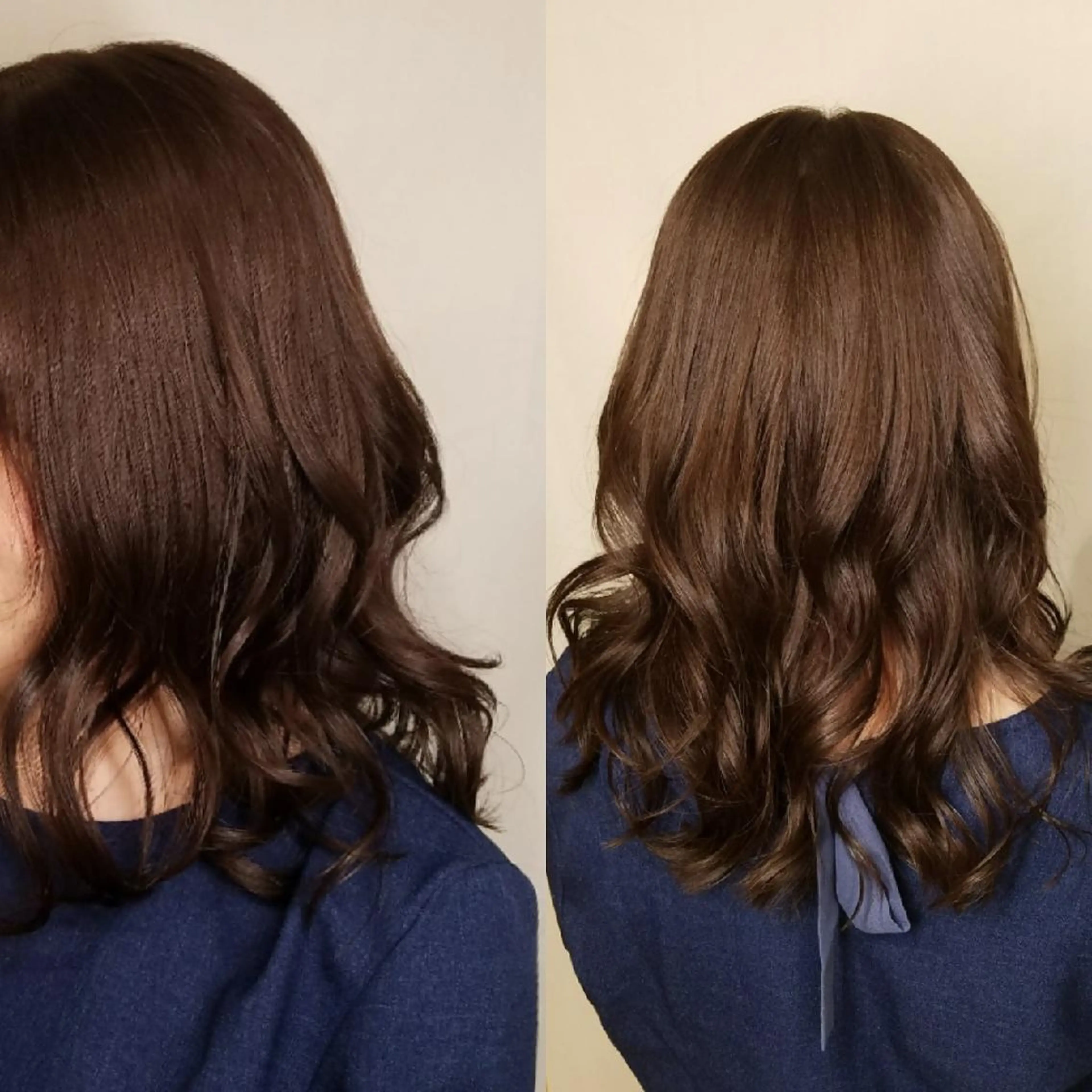 カラー ブリーチ 透明感カラー ブリーチなしカラー EMANON名古屋所属・美谷添（ミヤゾエ） まどか大人ヘアサロンのヘアスタイル