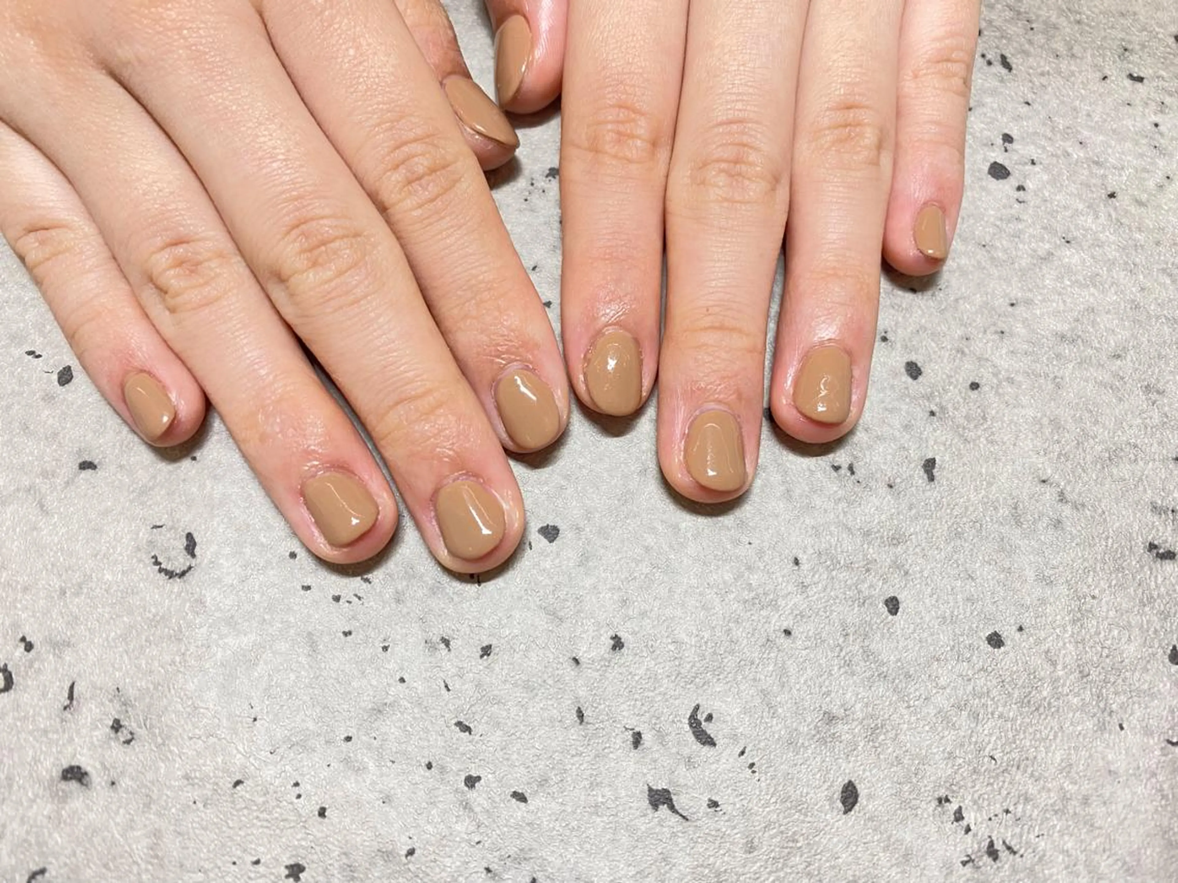 ネイル ワンカラーネイル ハンドネイル Mogu nail 二子玉川のネイルデザイン