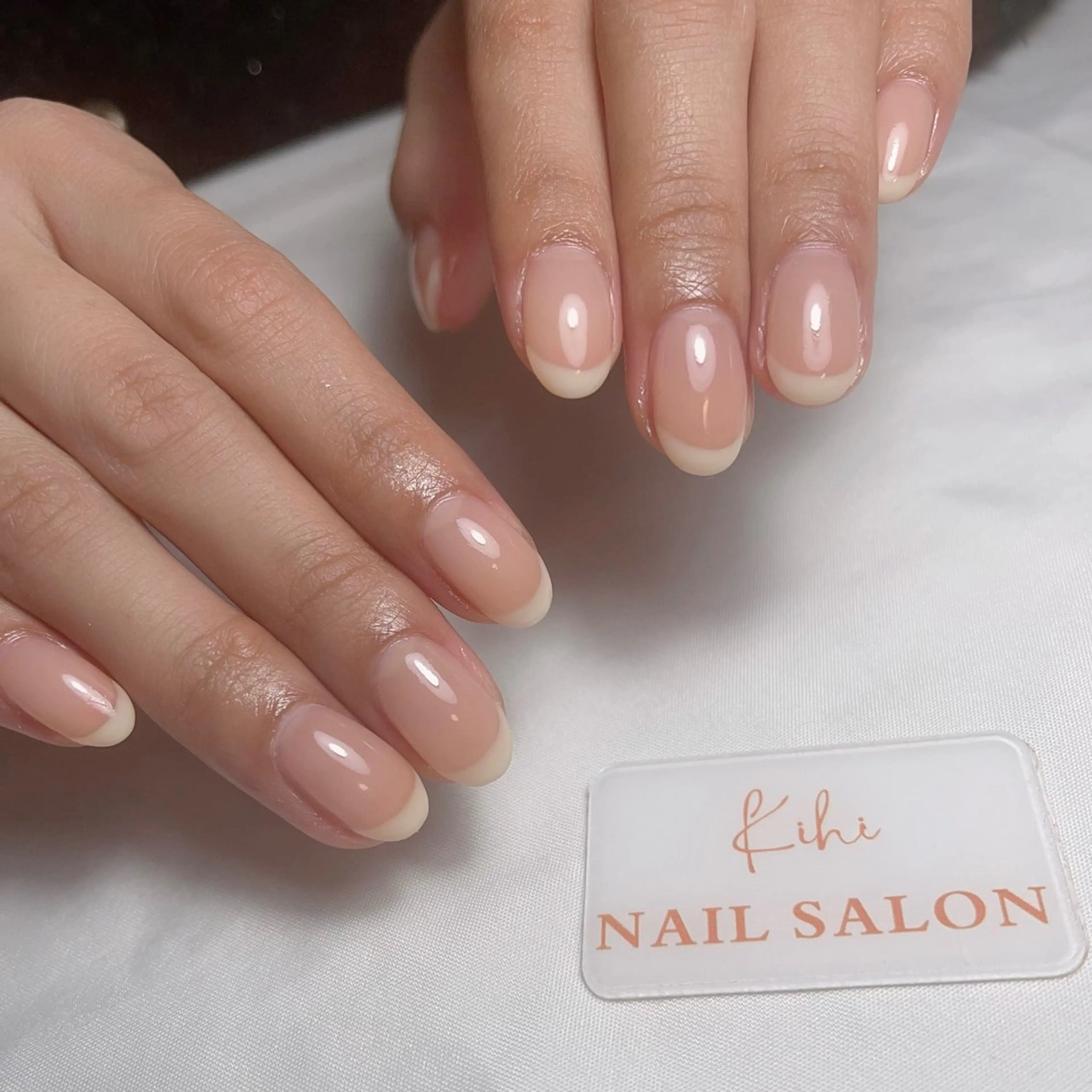 ネイル アートネイル フレンチネイル ジェルネイル グラデーション 韓国ネイル ハンドネイル ハンドケア さくら💮💮 【オフ無料】のネイルデザイン