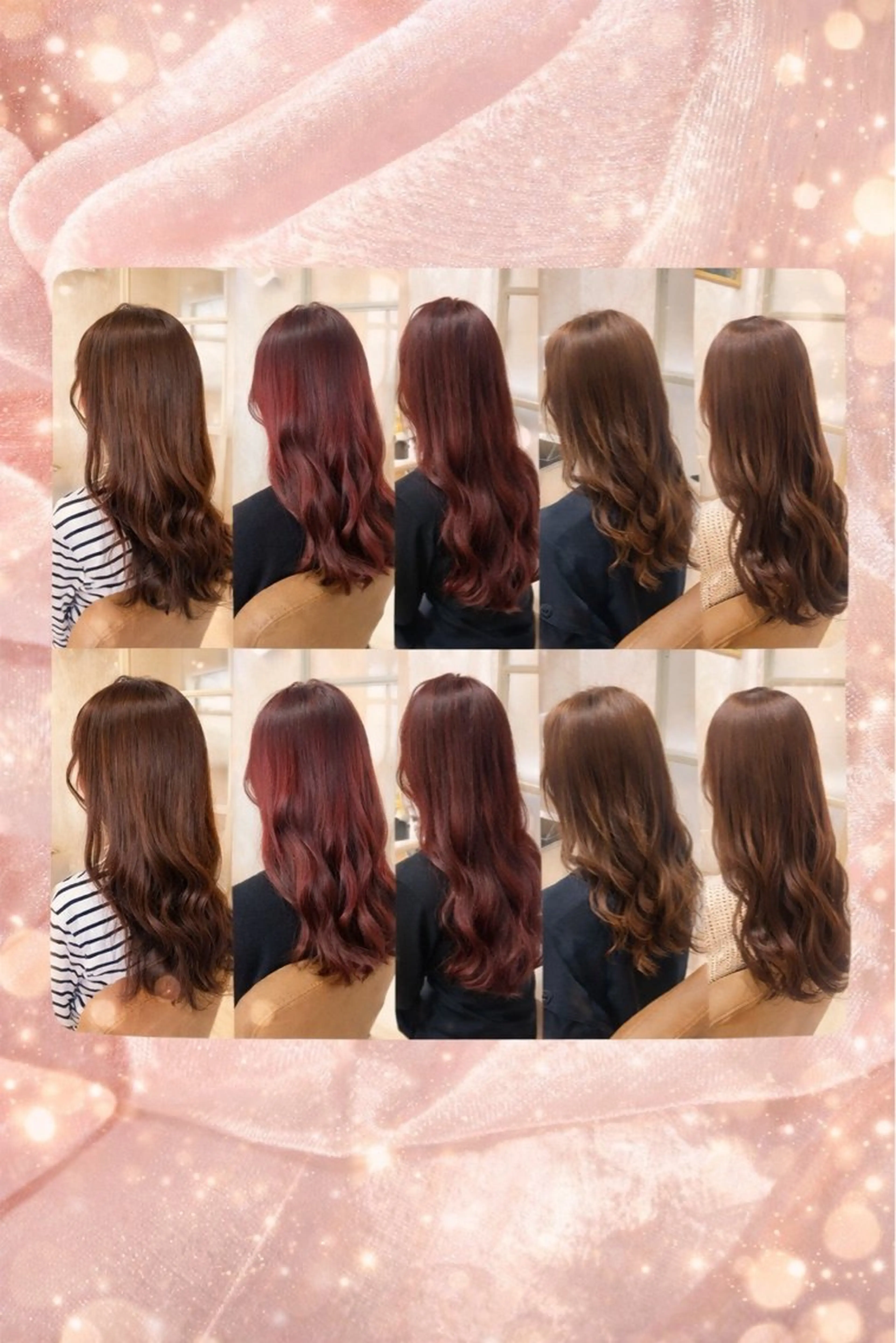 ロング カラー カット ヘアカラー トリートメント ❤︎SAKURA 【Rico】❤︎のヘアスタイル