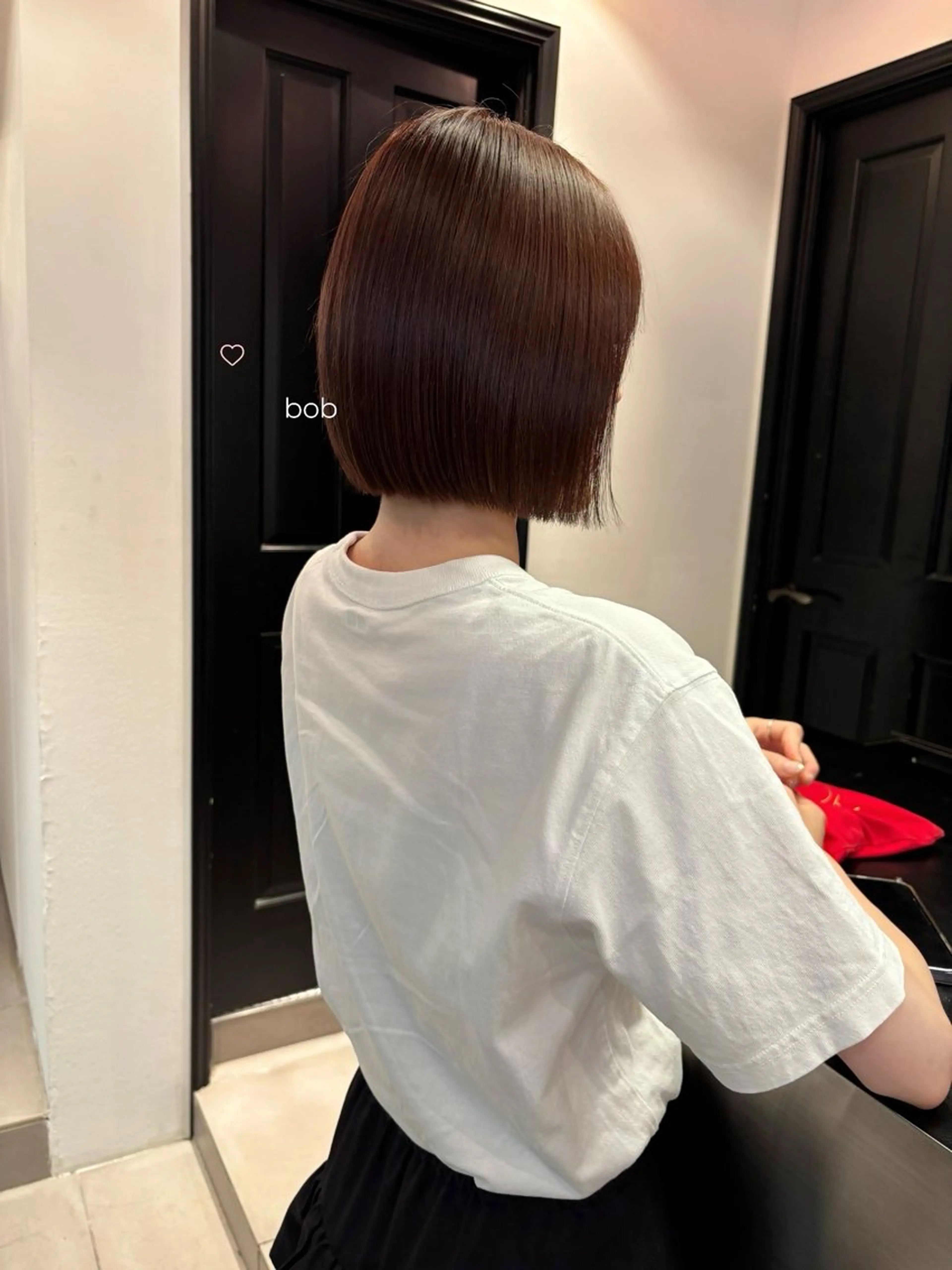 ショート riria/ボブ /ブラウンカラー🎀のヘアスタイル