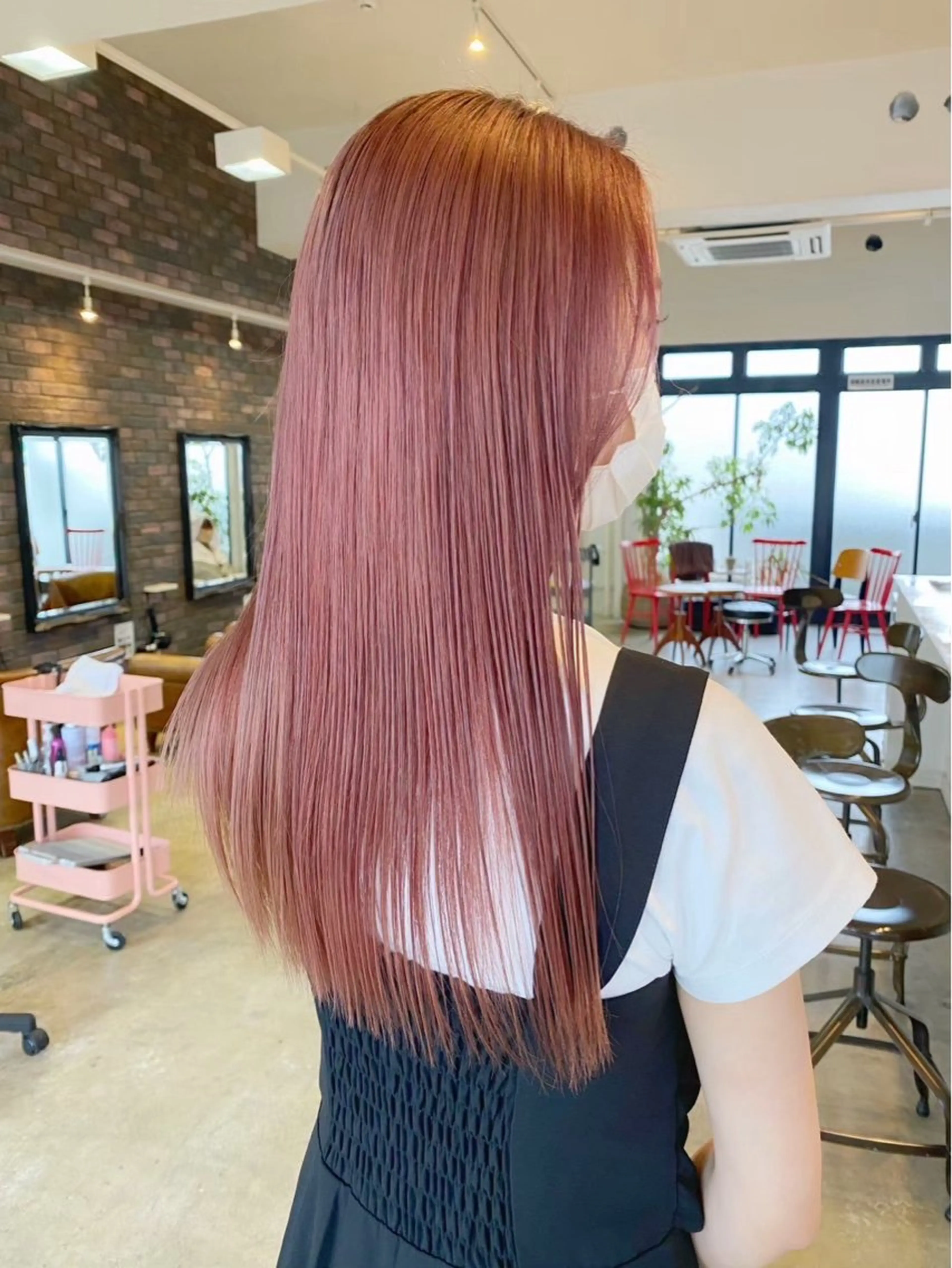 ロング カラー ヘアカラー Glimpseあやね 🎀大濠のヘアスタイル