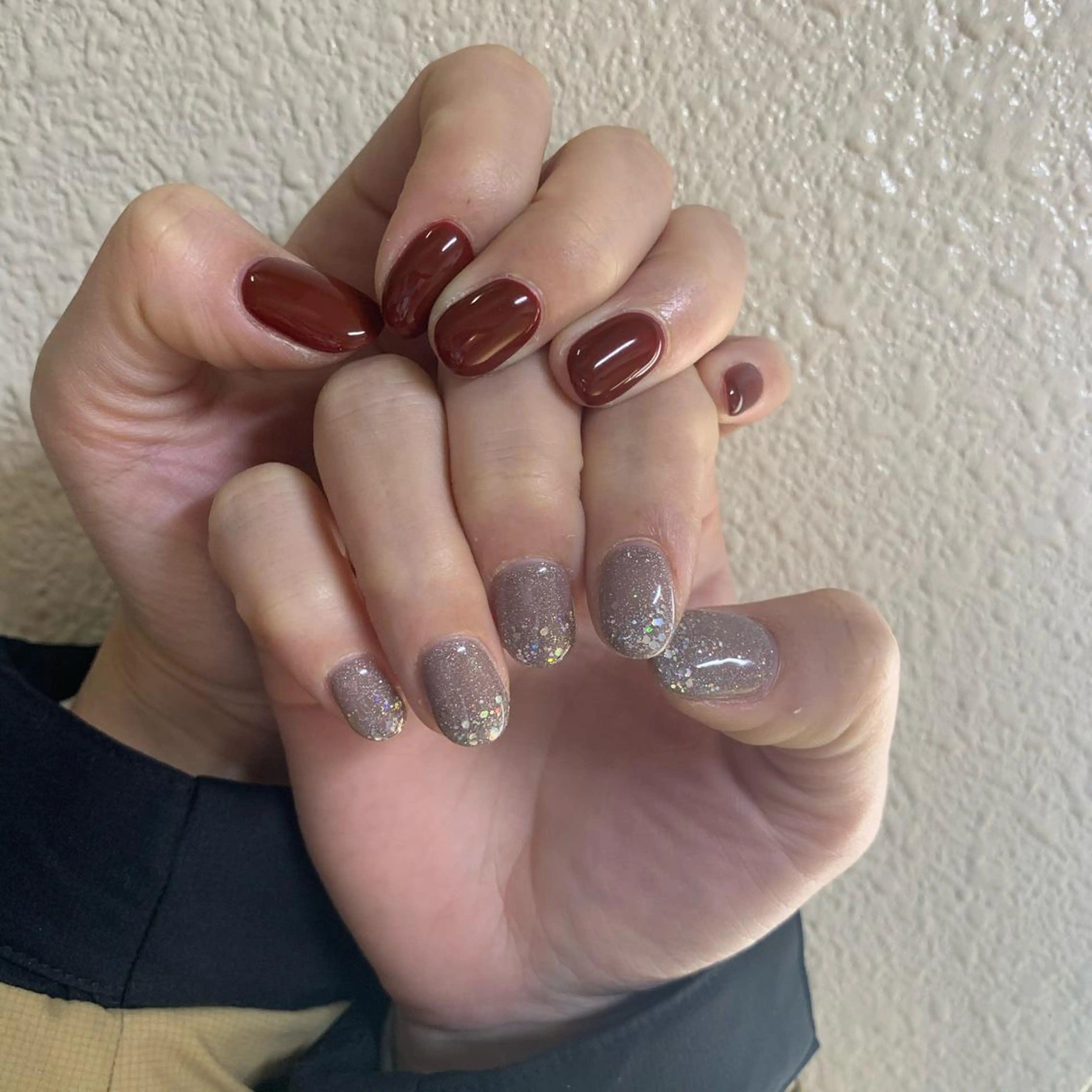 ネイル ネイルリボン 受付スタッフのネイルデザイン