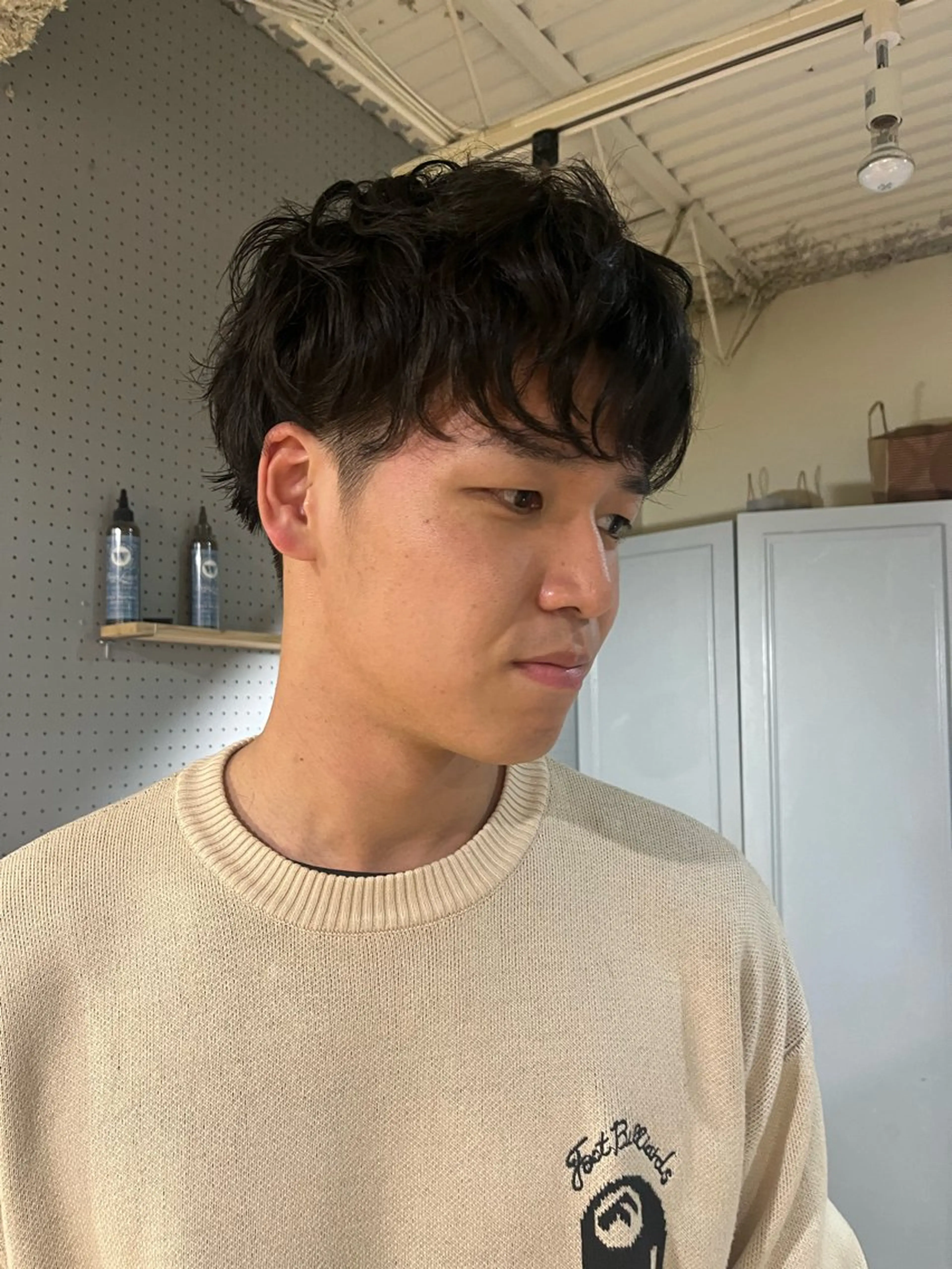 ショート パーマ メンズ カット パーマ 🤩噂のMr.髪ポジ ティブ®️yu🤩のヘアスタイル