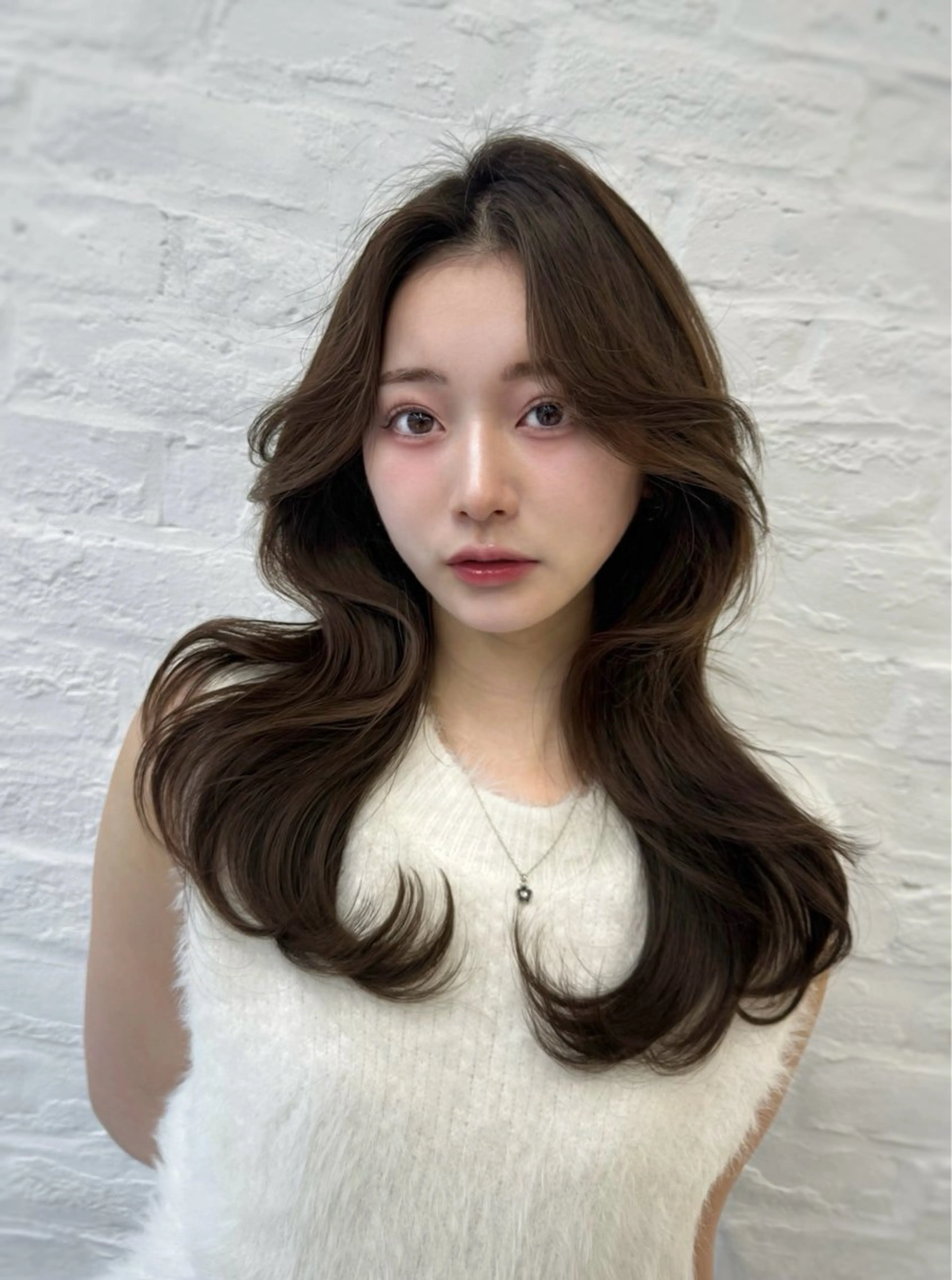 ロング 映える顔まわり/前髪 特化 💗 ユキマのヘアスタイル