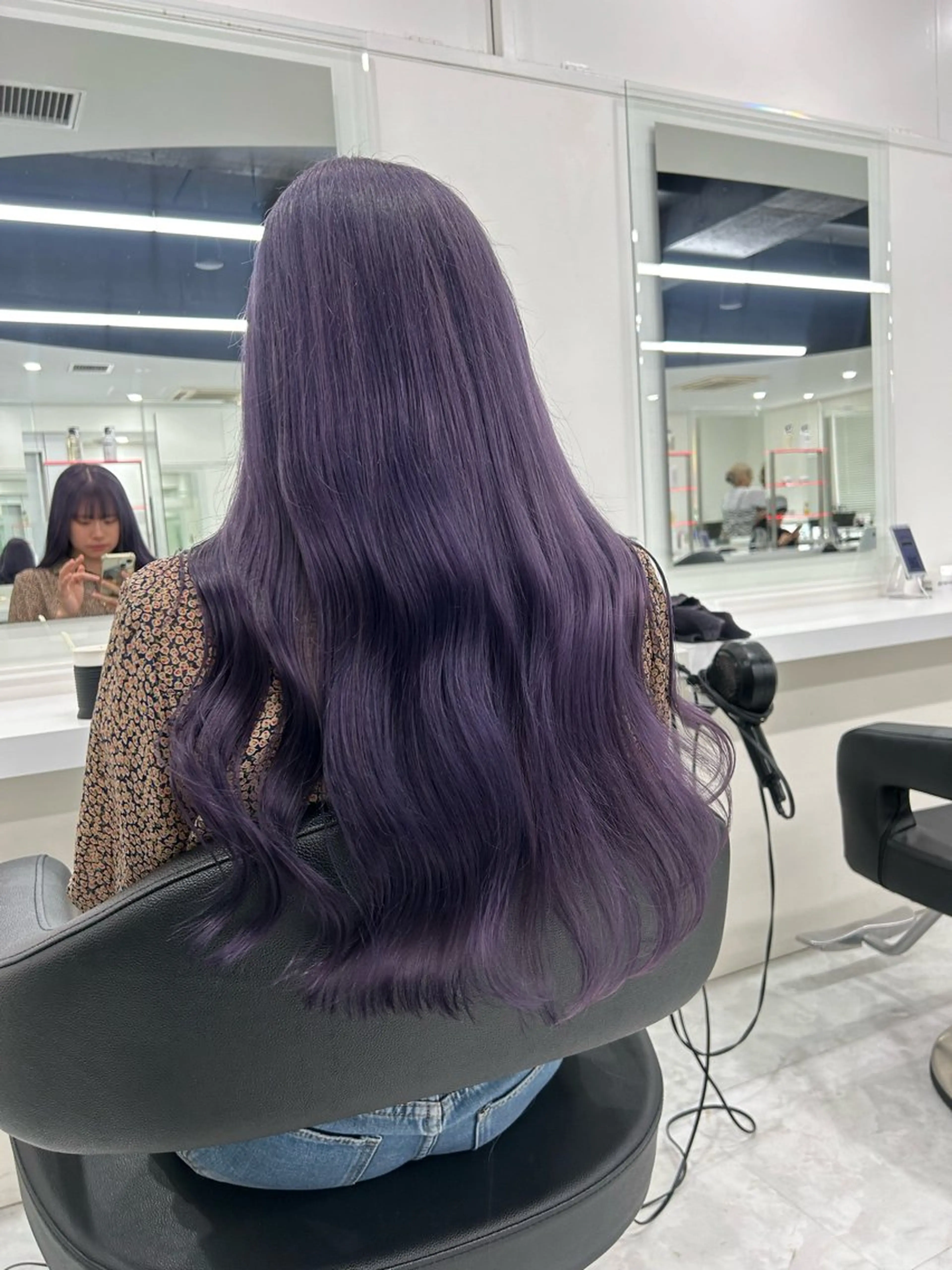 セミロング カラー ヘアカラー トリートメント ヘアセット 渋谷指名1位💖 カラーの達人❣️のヘアスタイル