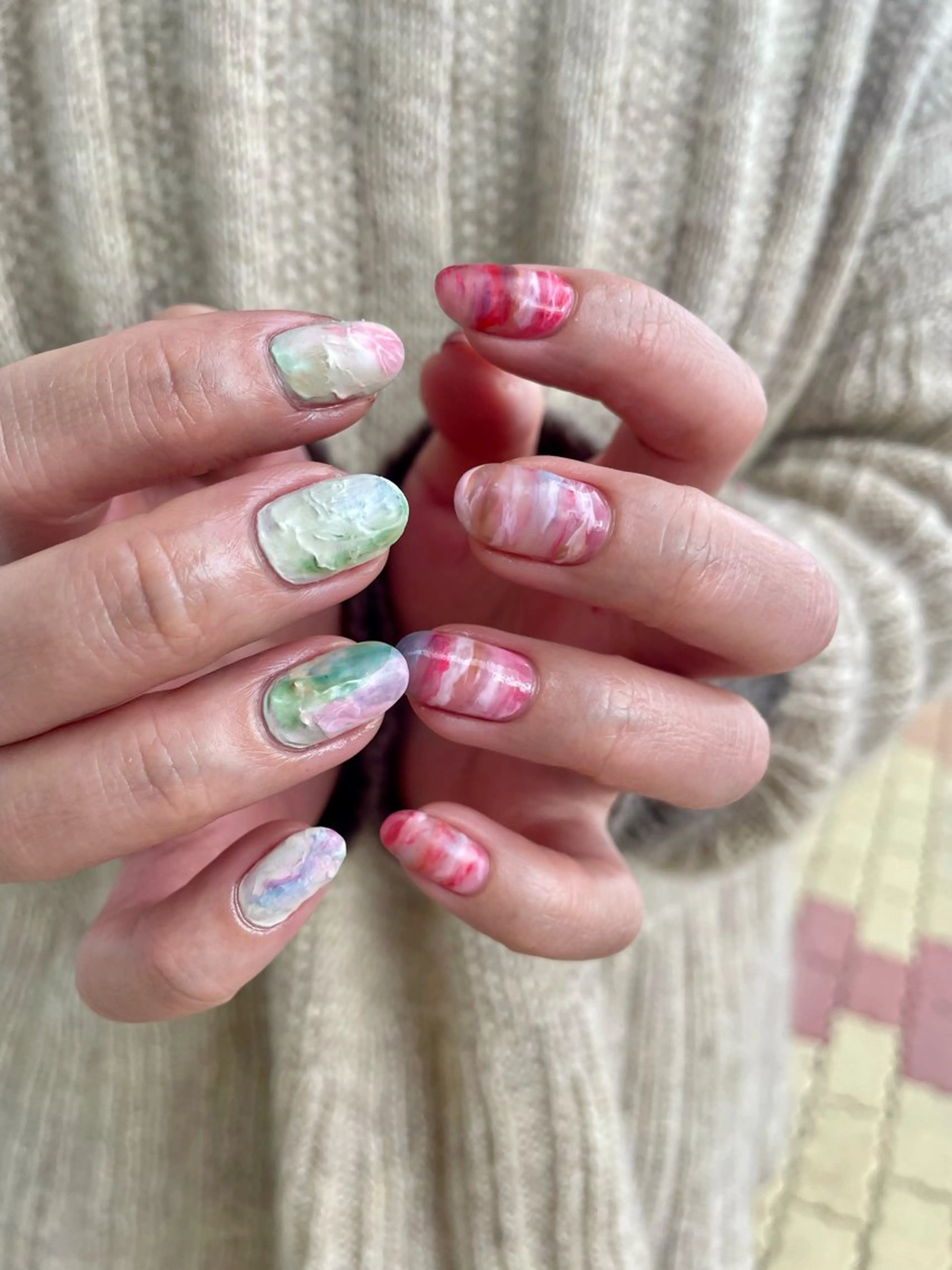 ネイル ニュアンスネイル 【 Lea's 】 kaedeのネイルデザイン