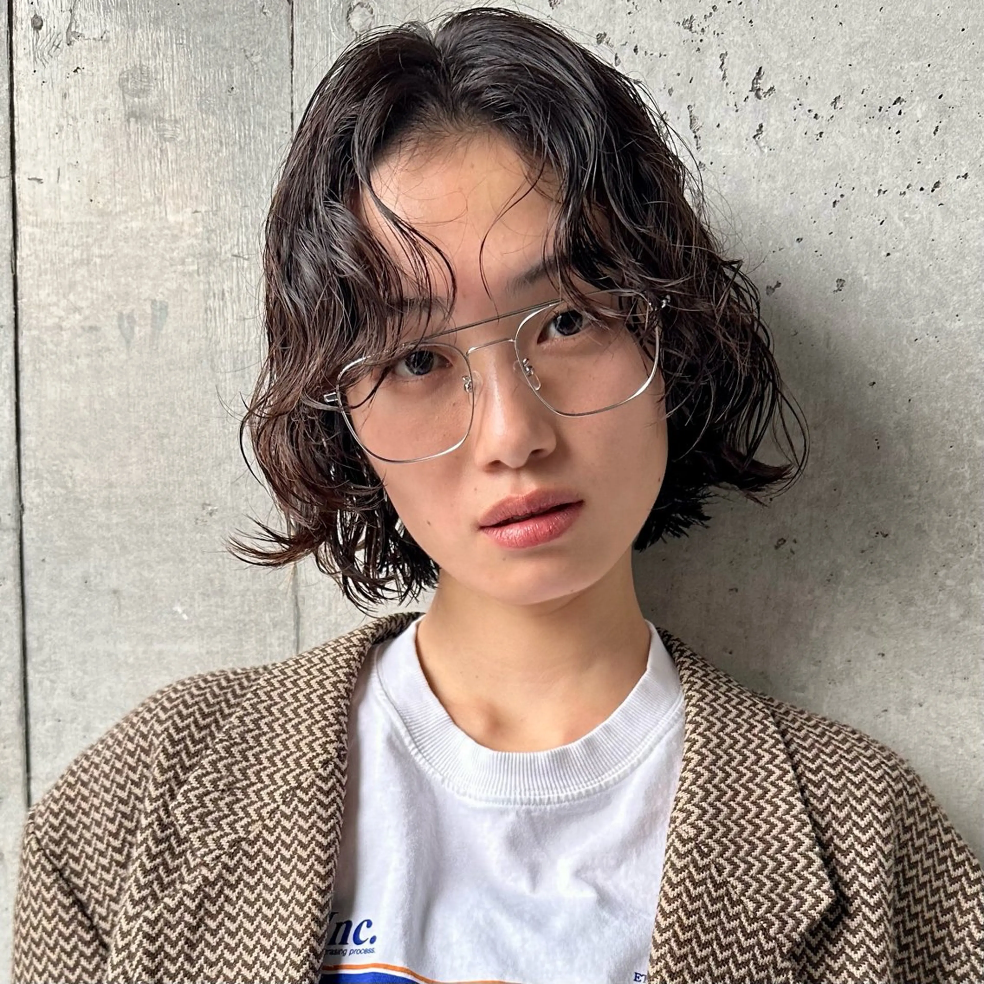 ショート カラー パーマ カット ヘアカラー パーマ トリートメント 斎藤祐樹 /レイヤー/パーマのヘアスタイル