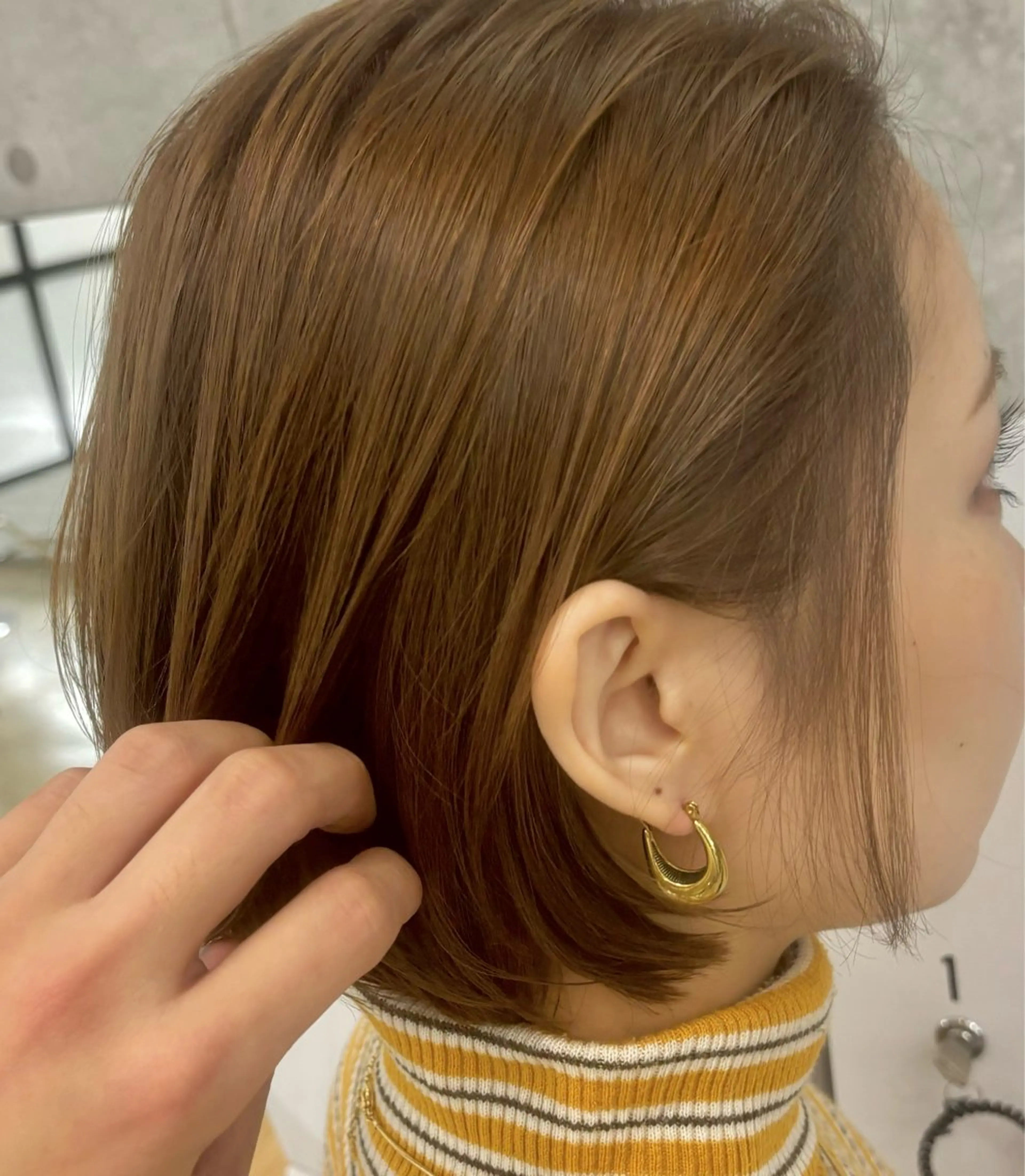 ショート カラー ベージュカラー ブラウンカラー ブラウンベージュ 透明感カラー シルバー カット ヘアカラー YUTO歴9年 ベージュの透明感得意のヘアスタイル