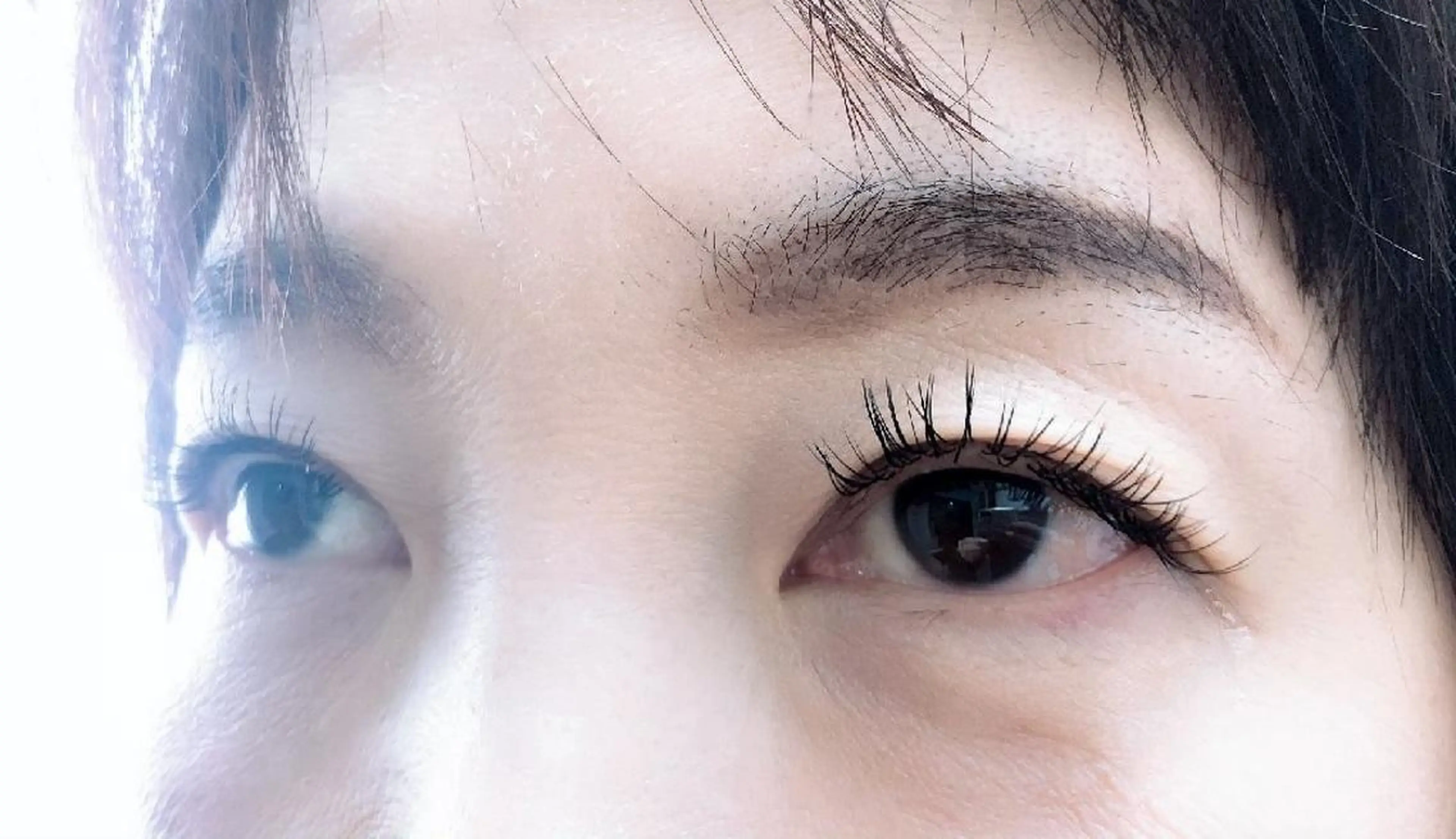 マツエク・マツパ 付け放題 フラットラッシュ ナチュラル まつげパーマ 一重×まつ毛パーマ 吉岡 ゆうなのマツエク・マツパデザイン