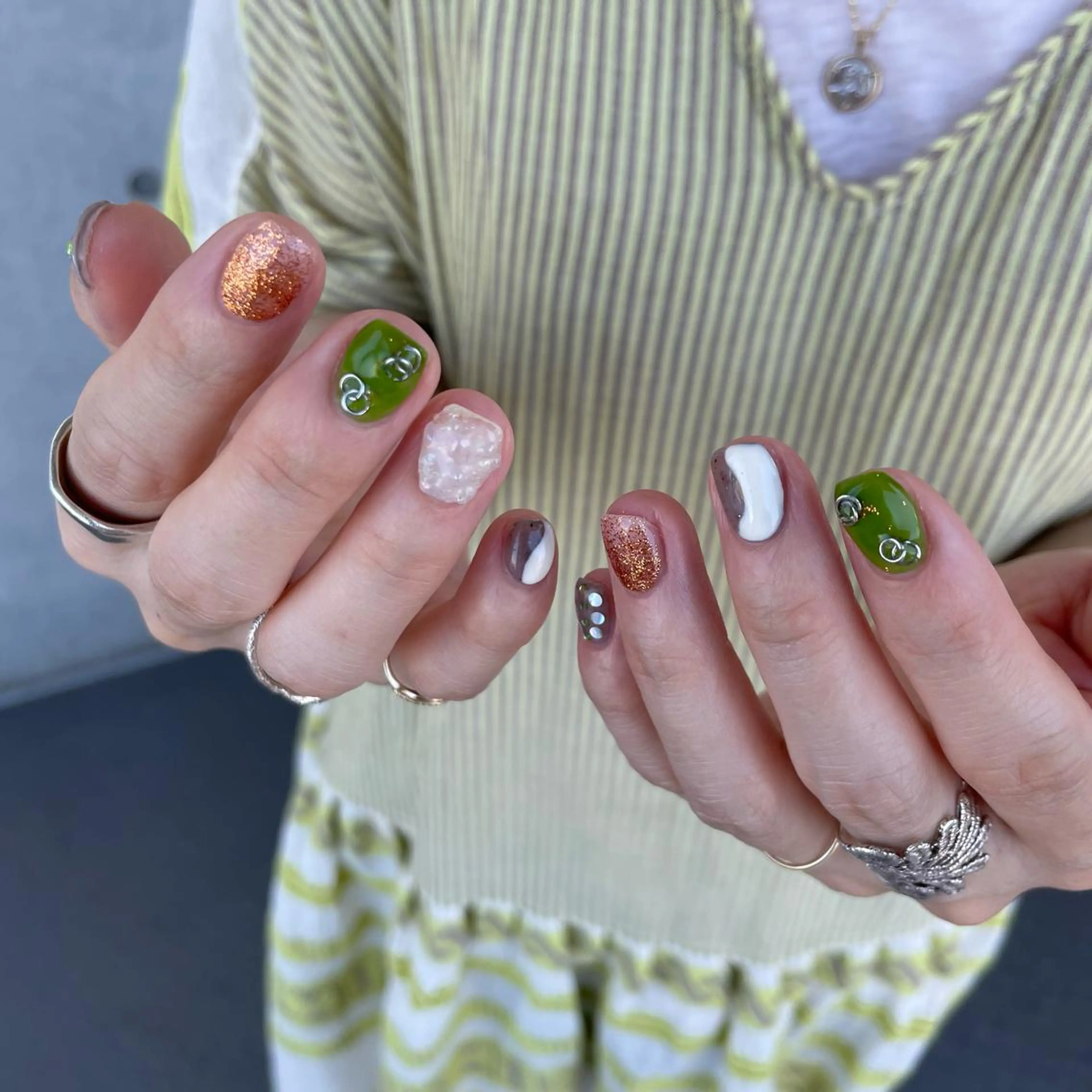 ネイル 持ち込み twoo______ miyuのネイルデザイン