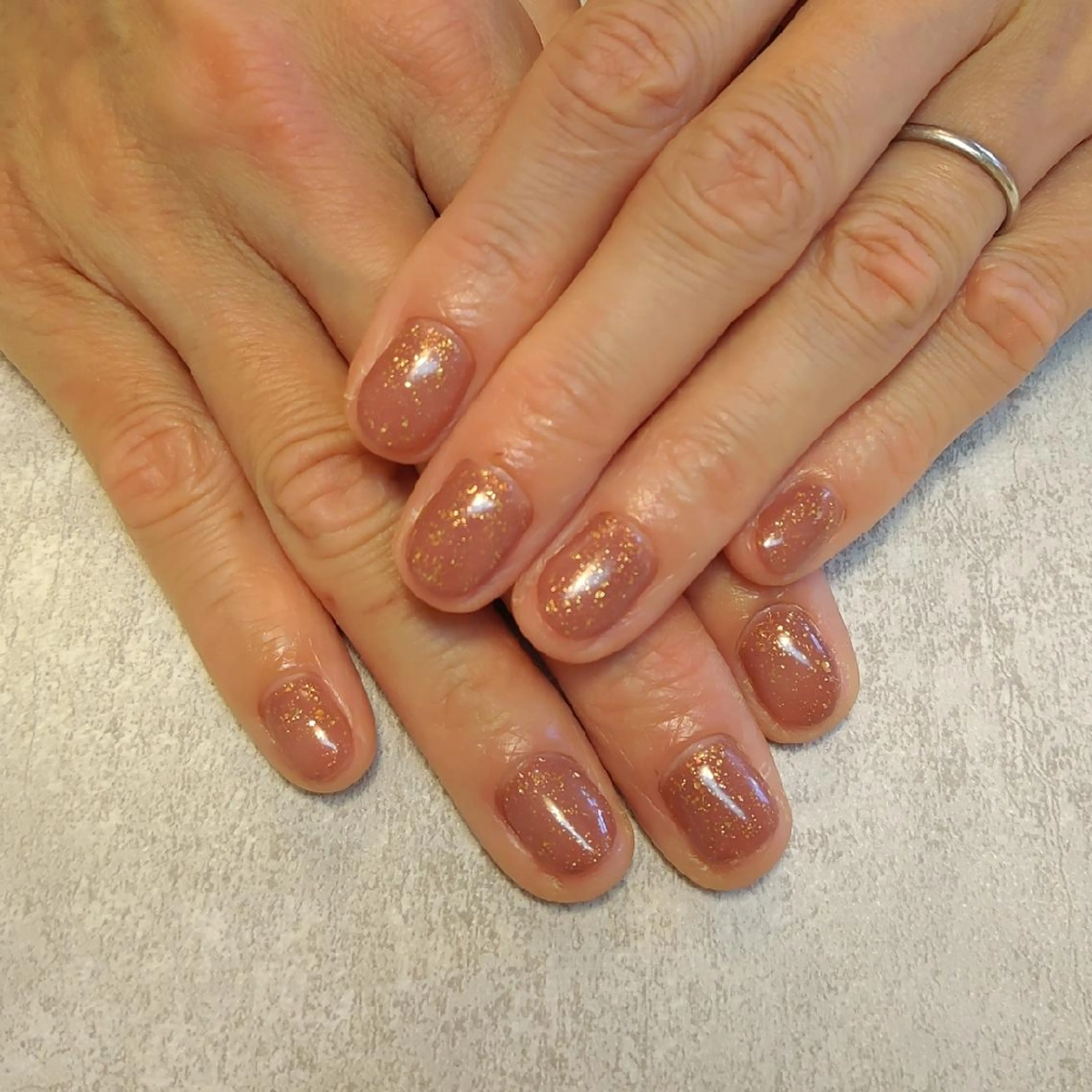 ネイル ワンカラーネイル ジェヌインネイル 河内のネイルデザイン