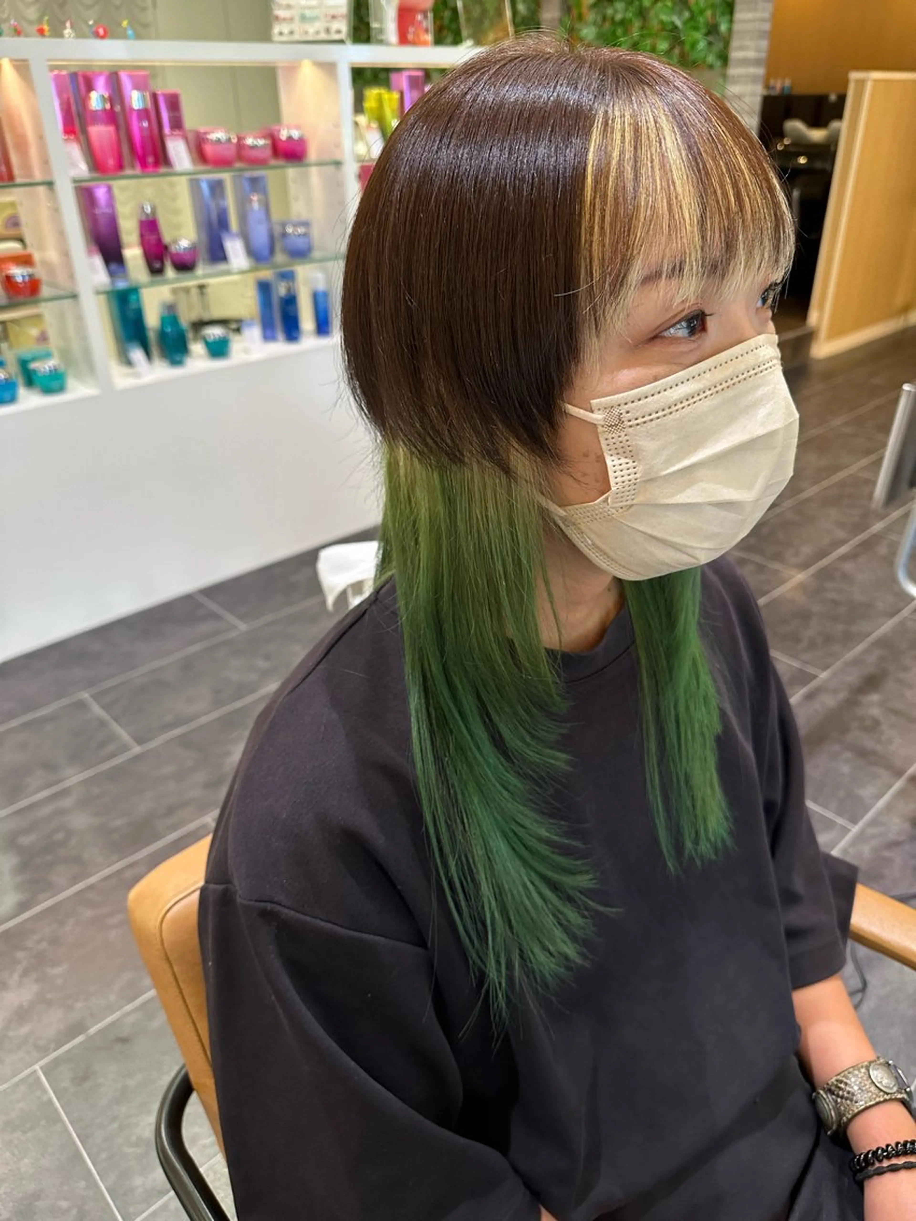 セミロング ヘアカラー トリートメント A 間明店所属・縮毛矯正/美髪 金沢/tatsukiのヘアスタイル