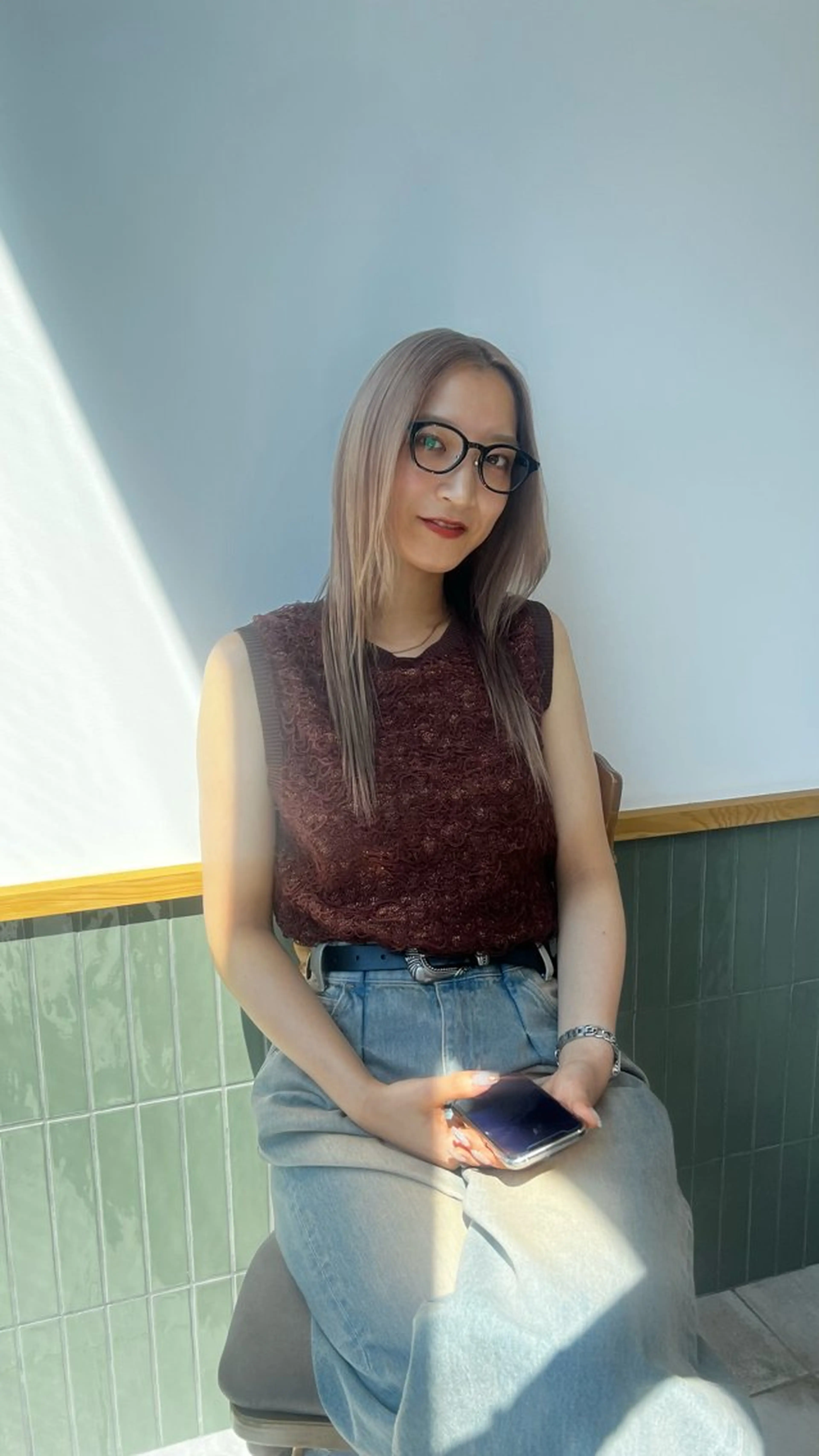 ロング カラー カット ヘアカラー トリートメント レイヤー/透明感 カラー🌿KANTAのヘアスタイル