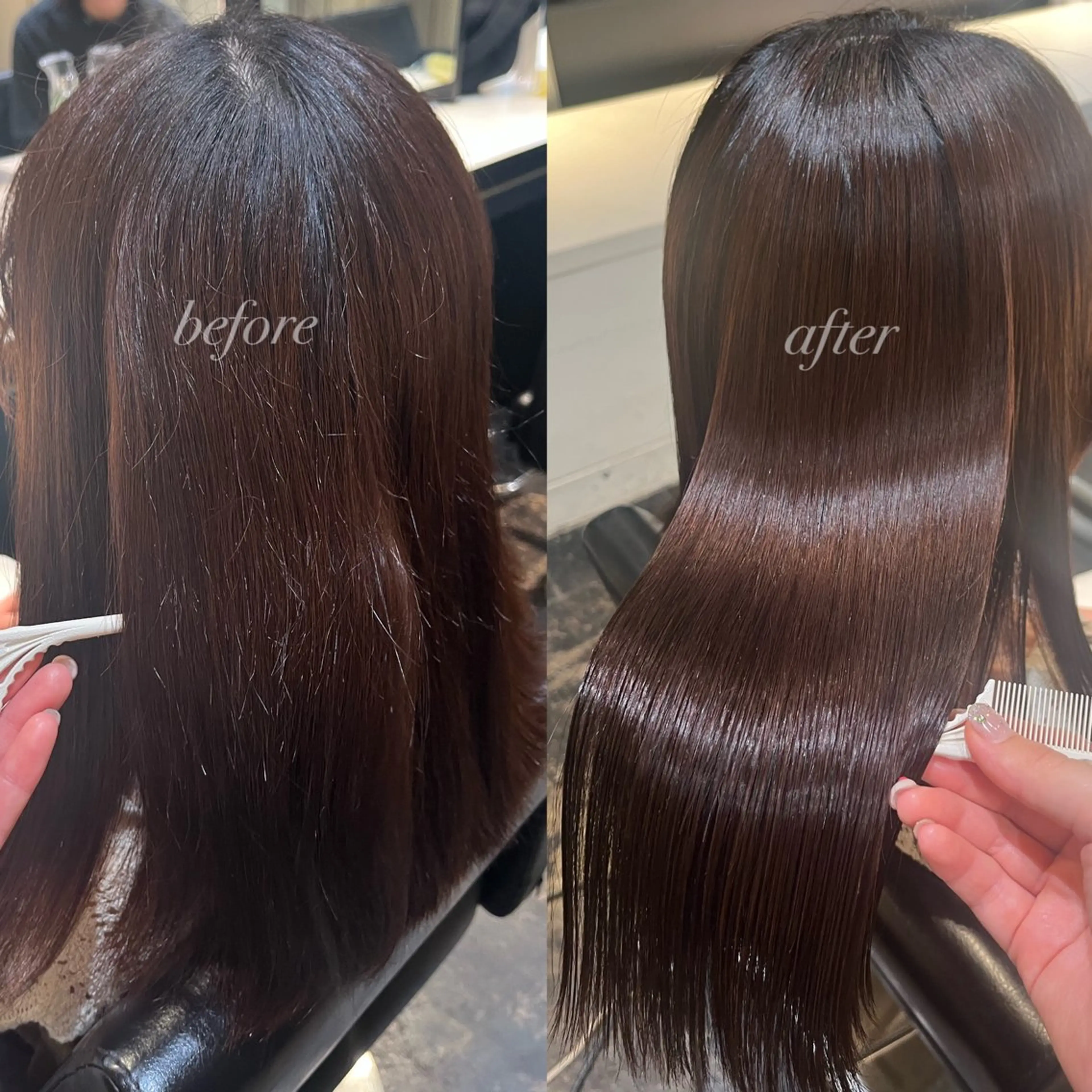 セミロング 縮毛矯正 トリートメント ENORE所属・【✨艶髪矯正✨】 MINAMIのヘアスタイル