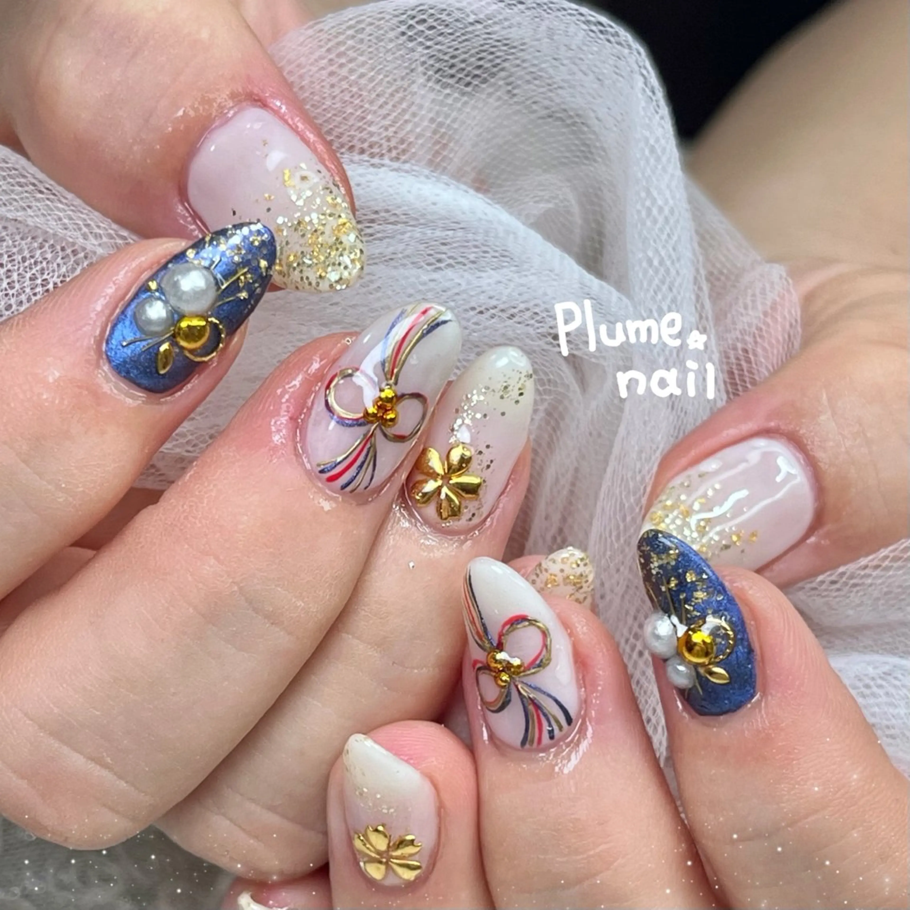 ネイル ハンドネイル plume nail ☆韓国ネイルのネイルデザイン