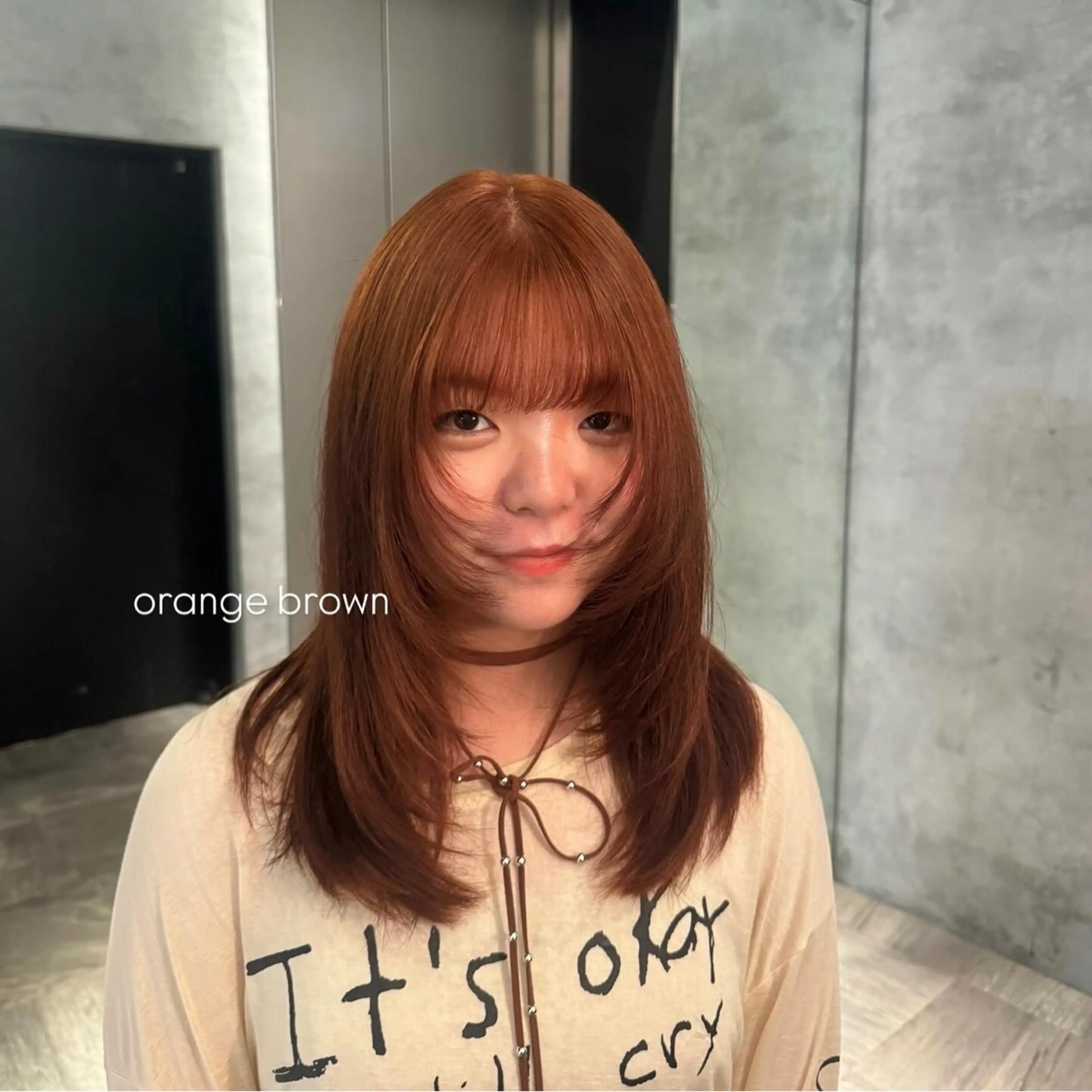 カラー 暖色/ブリーチカラー 🍊 yu-na.のヘアスタイル