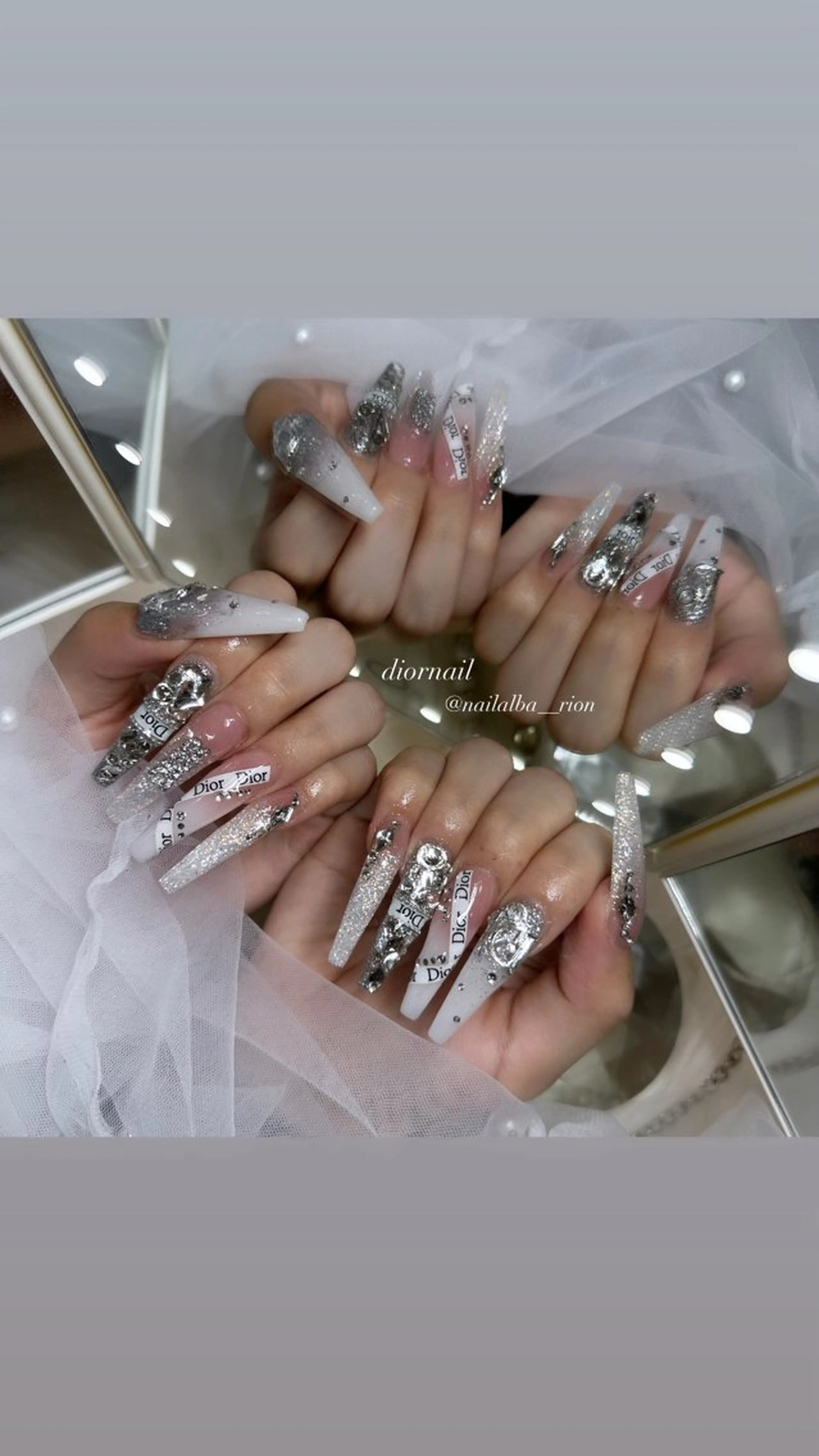 ネイル 加納 莉音のネイルデザイン