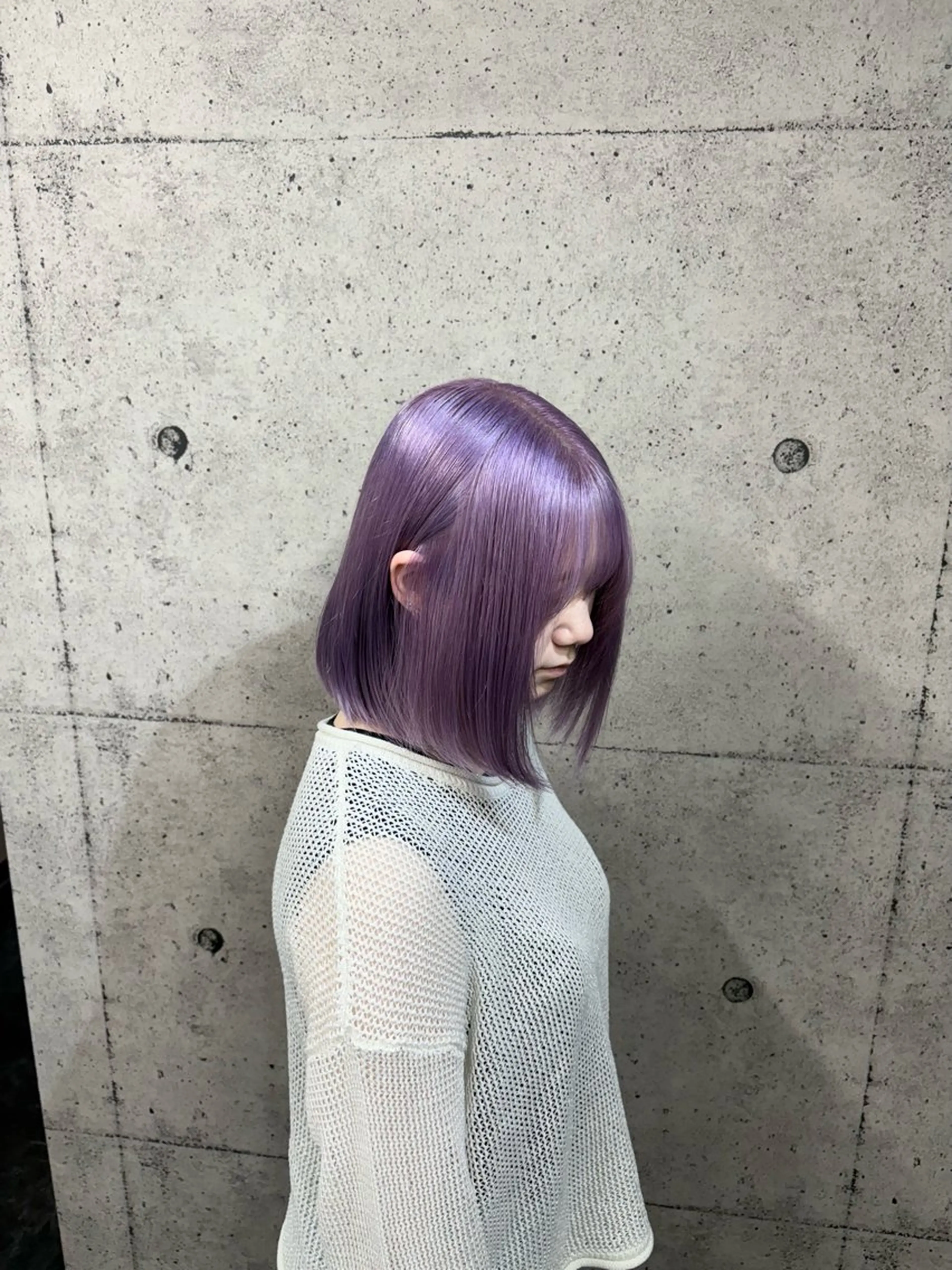 ミディアム カラー ラベンダーカラー ヘアカラー ハイトーン/ブリーチ /hikaruのヘアスタイル