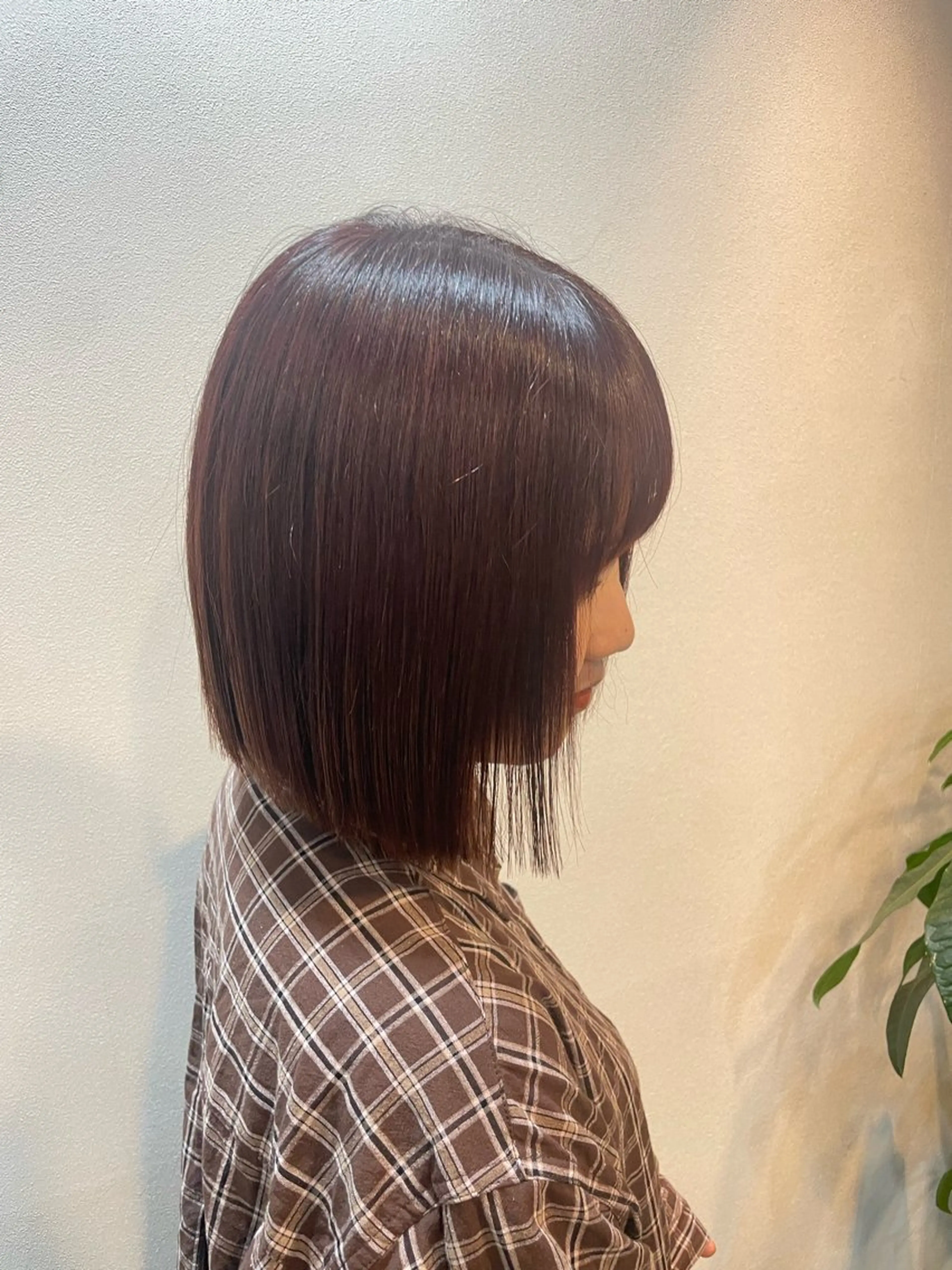 ミディアム カラー カーリーパーマ/ 透明ｶﾗｰ/MIKUのヘアスタイル