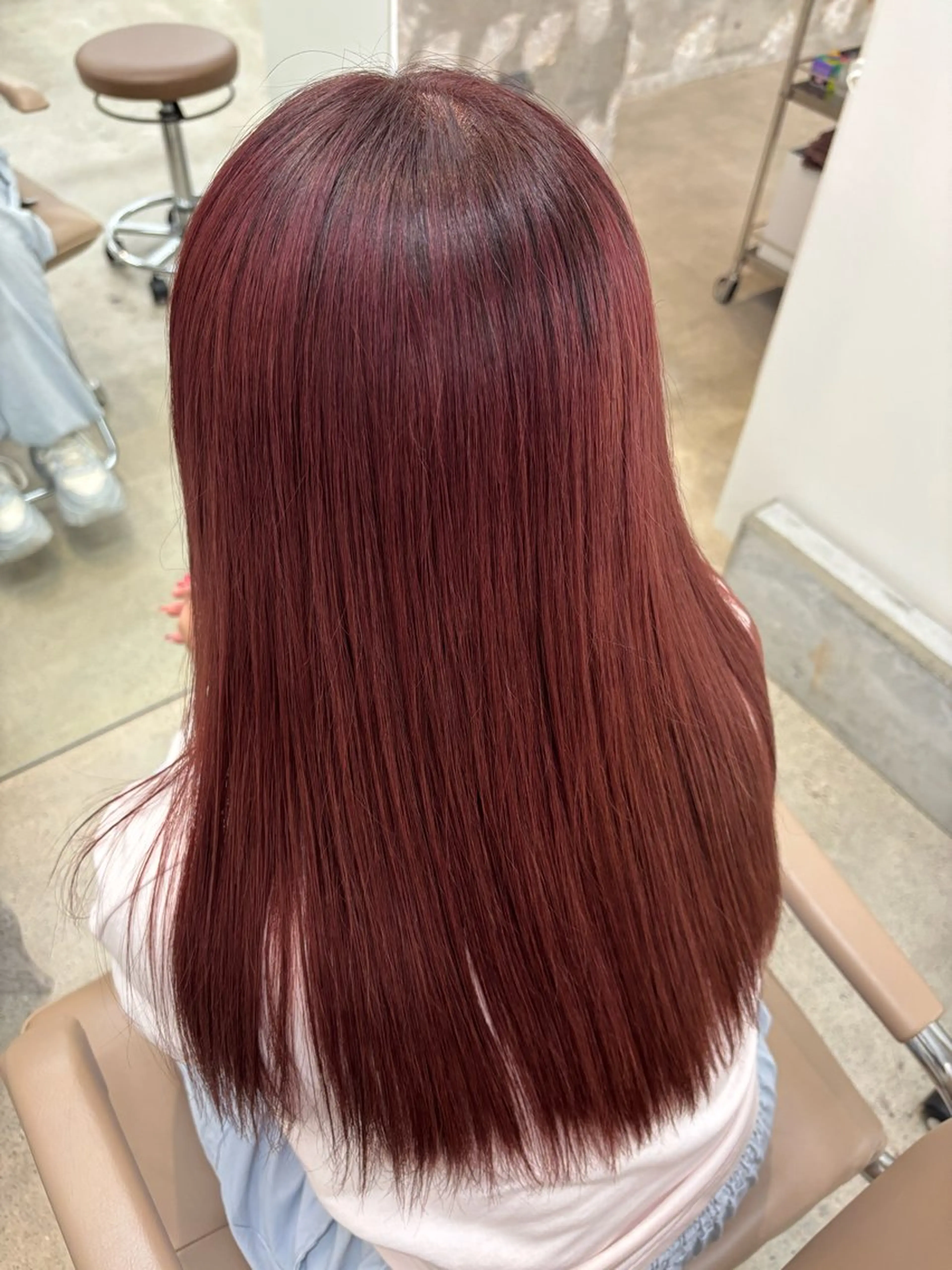 ロング カラー ヘアカラー トリートメント 咲彩/ SYS by fitのヘアスタイル