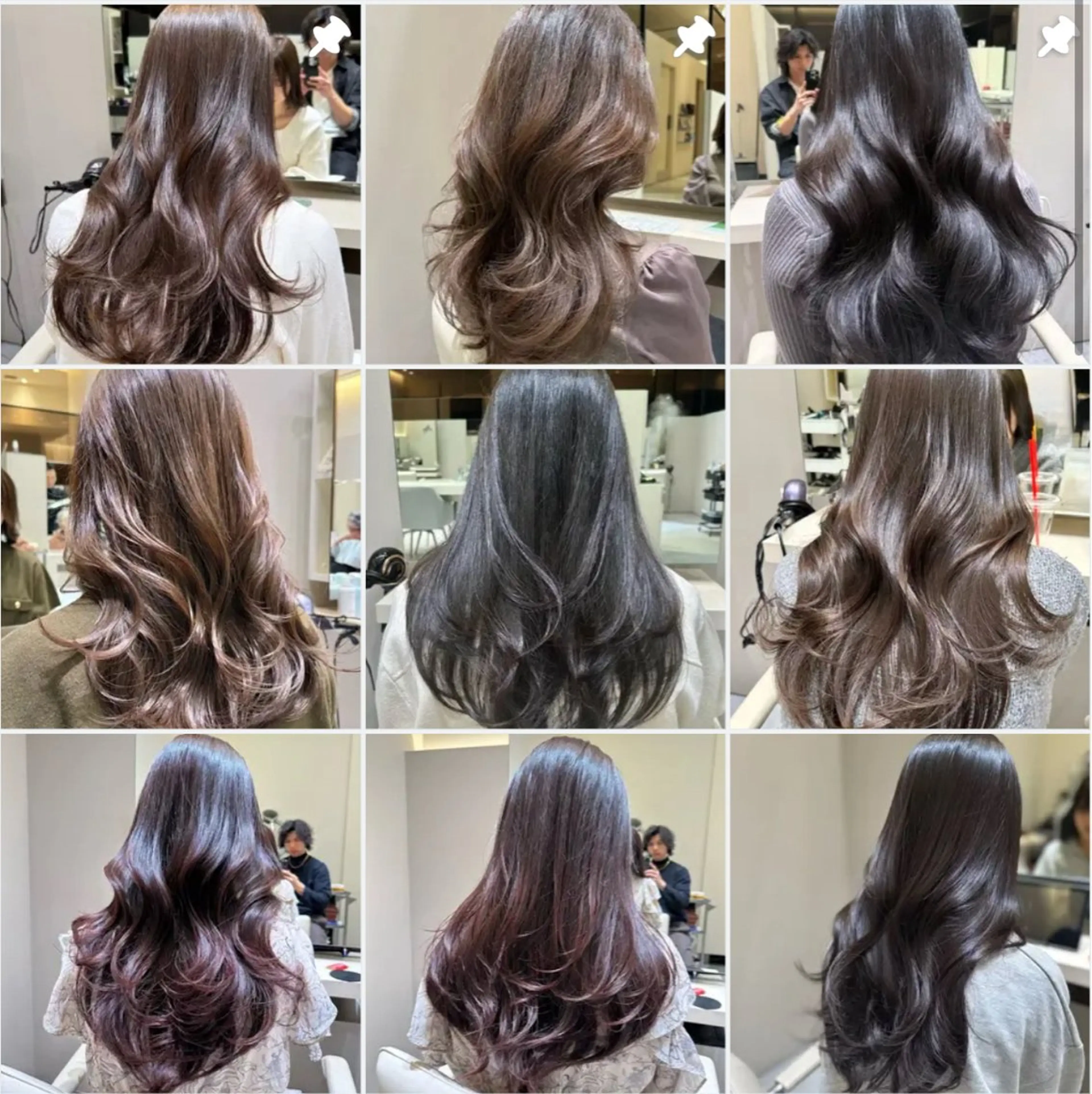 ロング レイヤーカット 西宮ガーデンズ k-two土田陸登のヘアスタイル