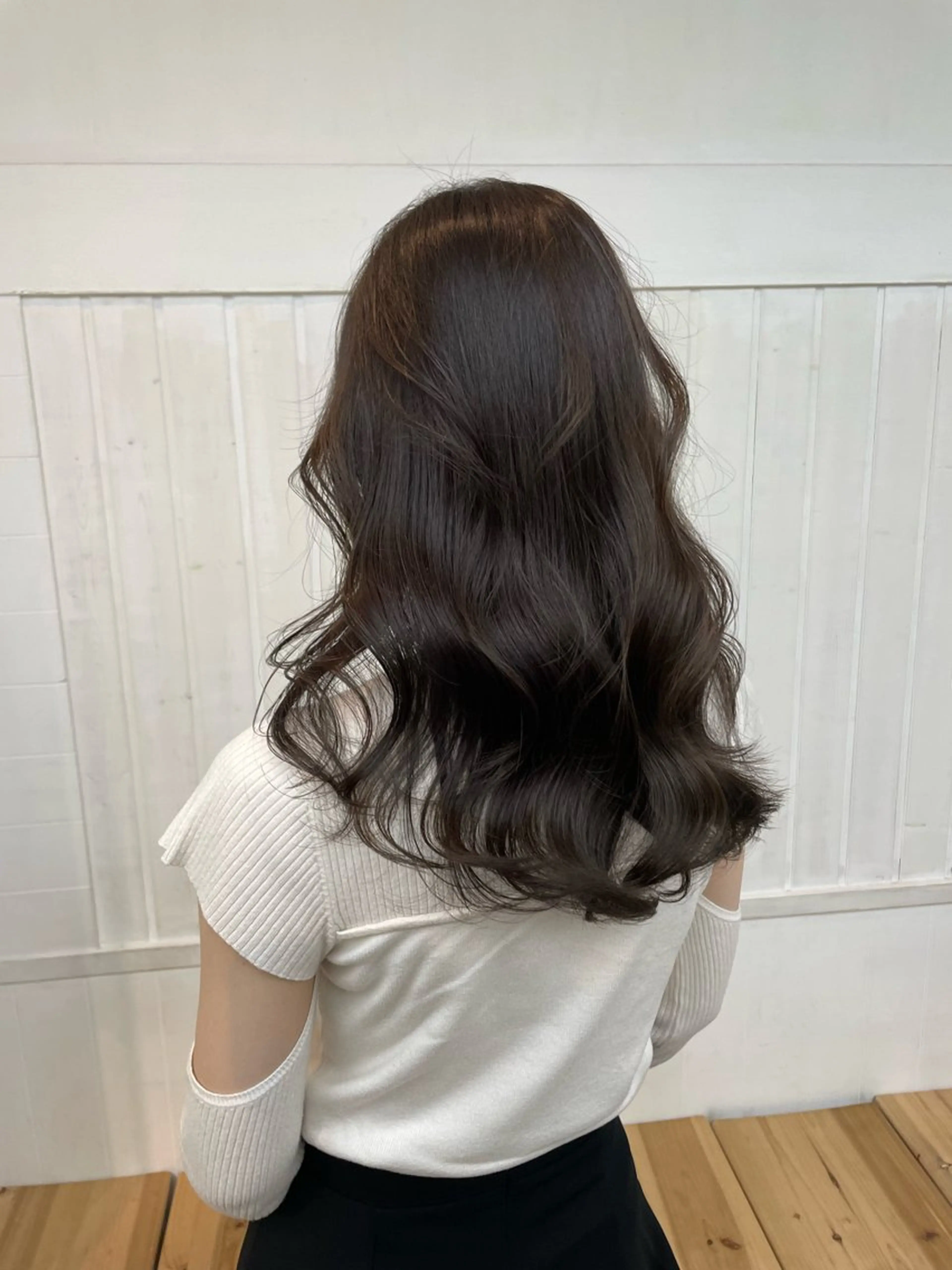 ミディアム カラー カット ヘアカラー HIKARU副店長/ ✨️髪質改善のヘアスタイル