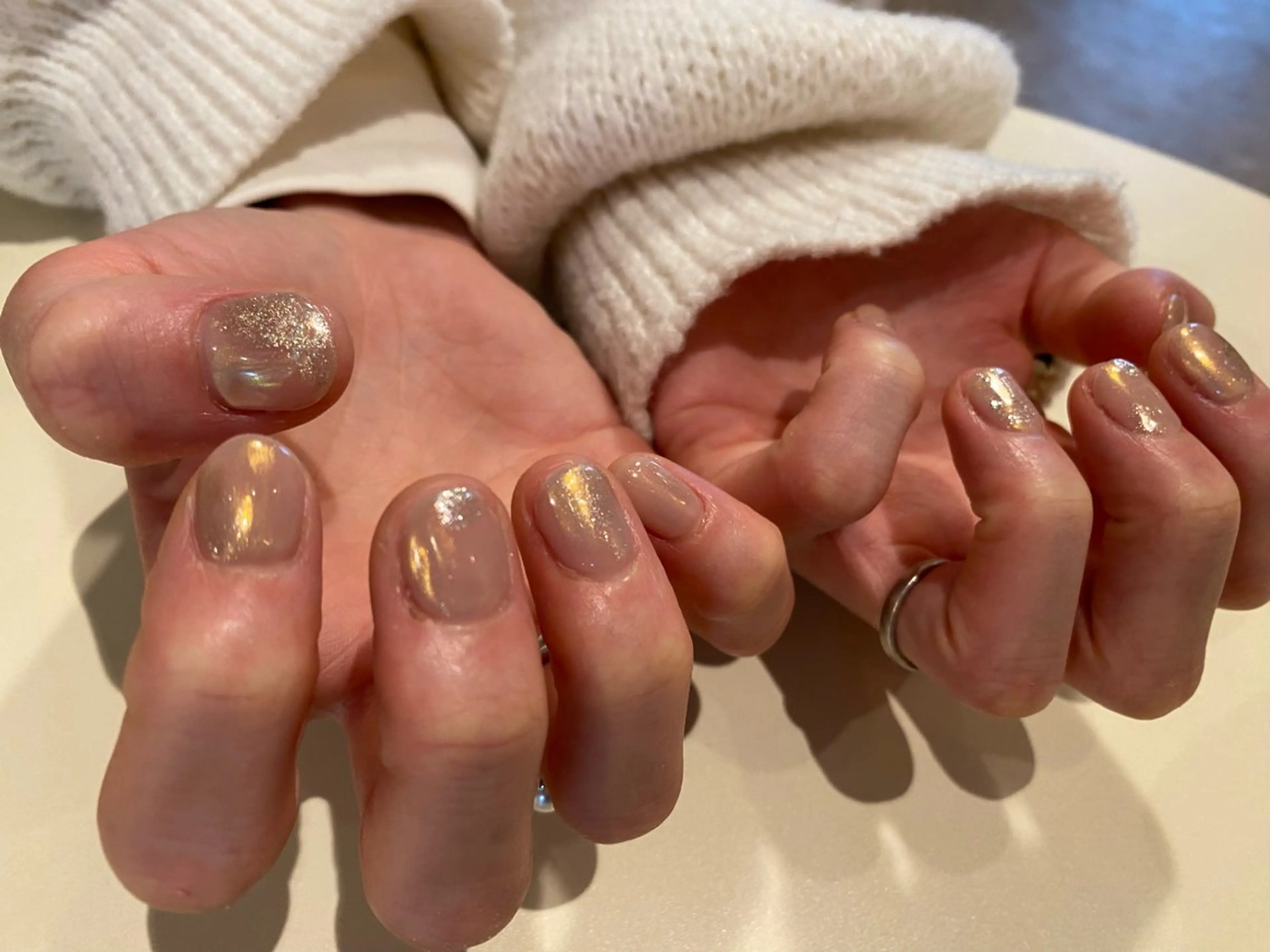 ネイル シンプルネイル scre as Etelのネイルデザイン