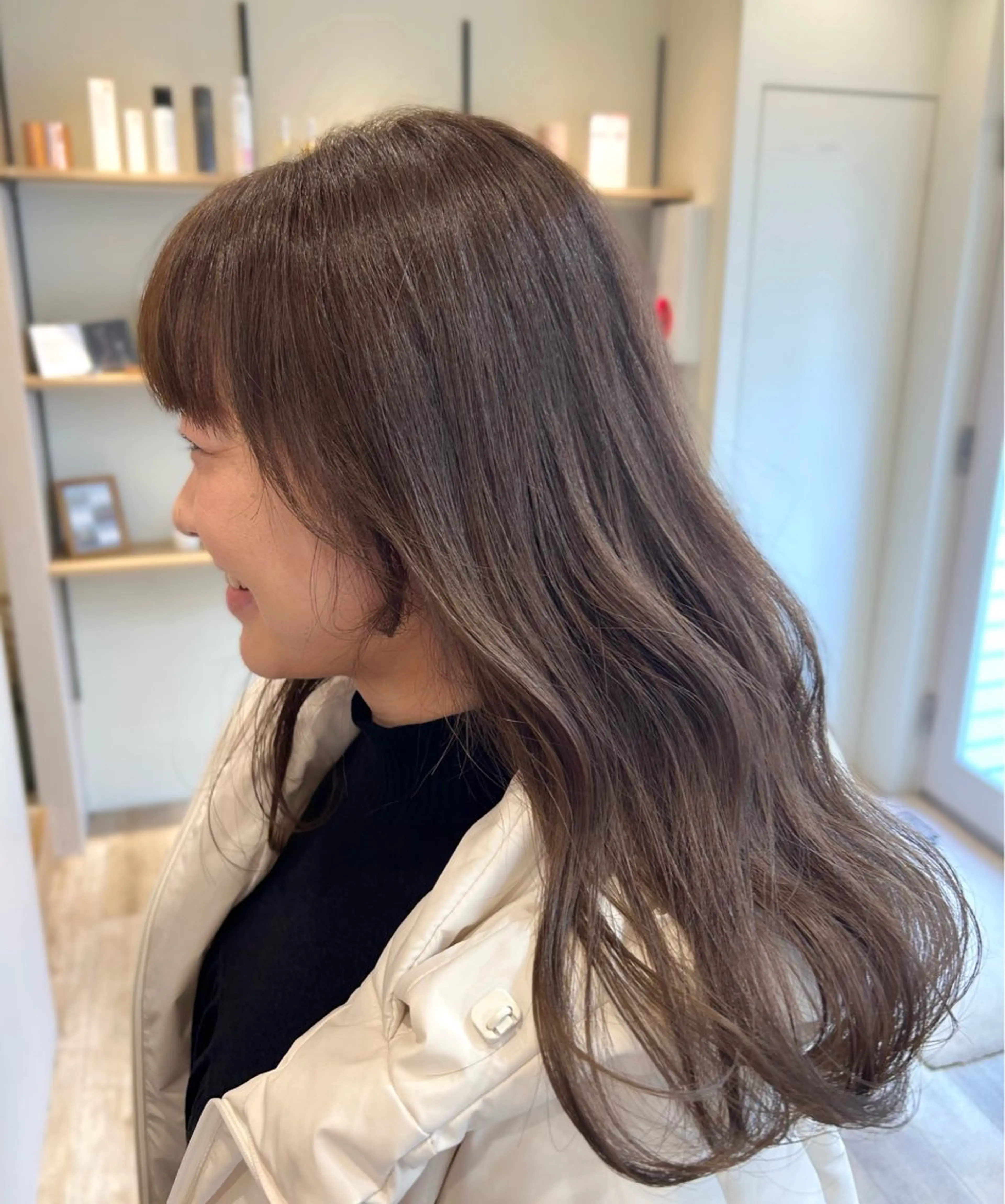 セミロング ヘアカラー トリートメント ♥yelm ユウナ♥のヘアスタイル