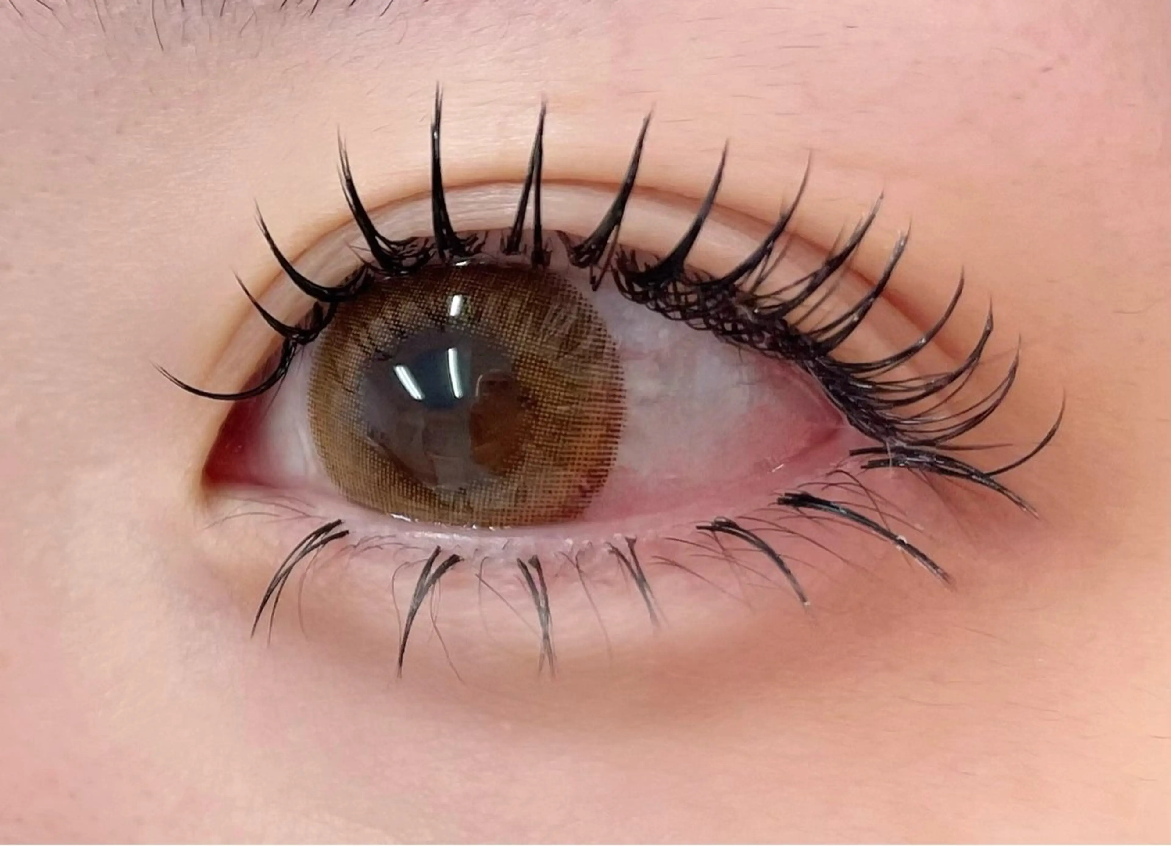 【上下束感フラットラッシュ】上束感フラットラッシュ60分付放+下束感マツエク60本14400円の写真