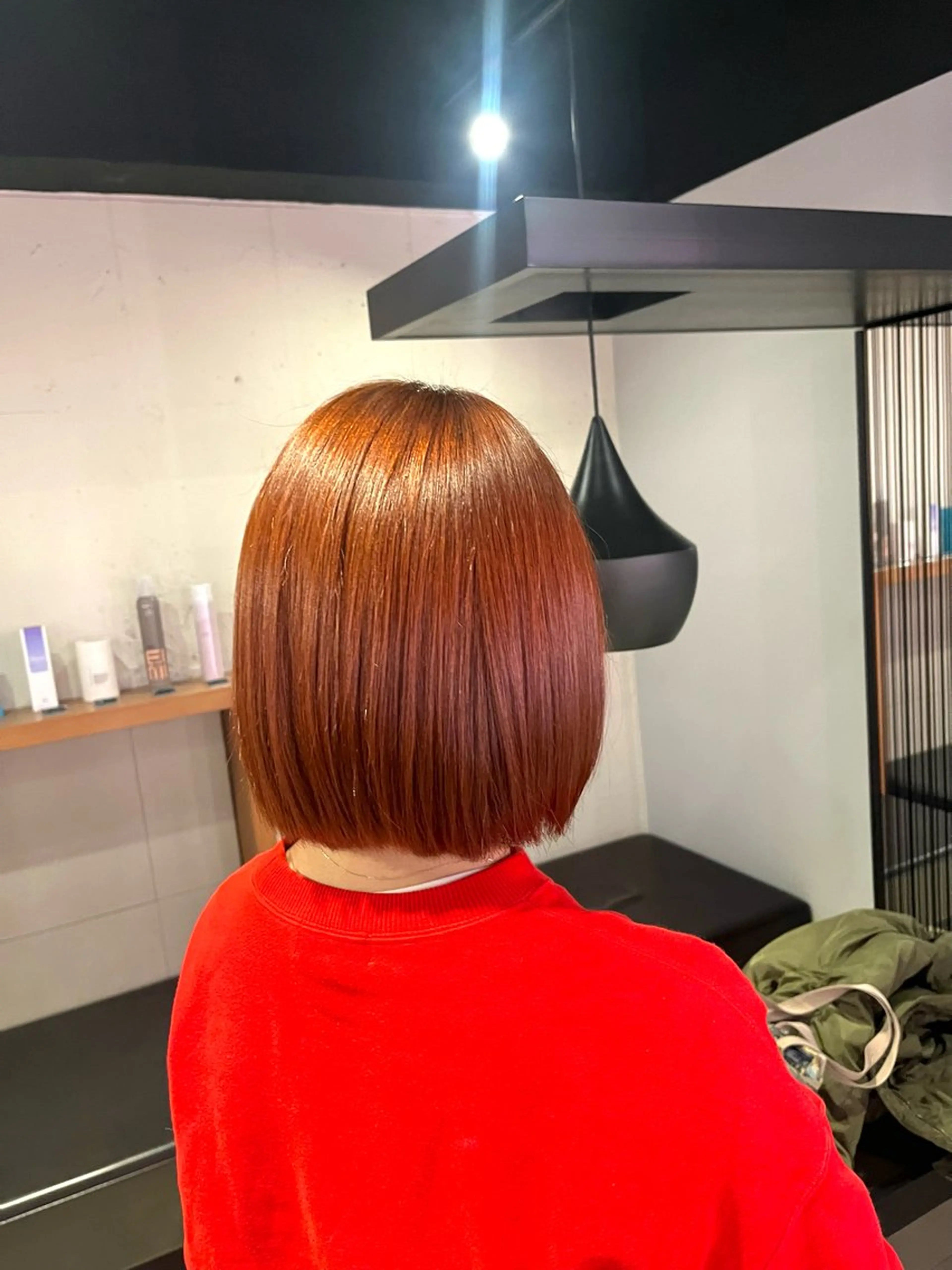 ミディアム ヘアカラー きど ゆうきのヘアスタイル