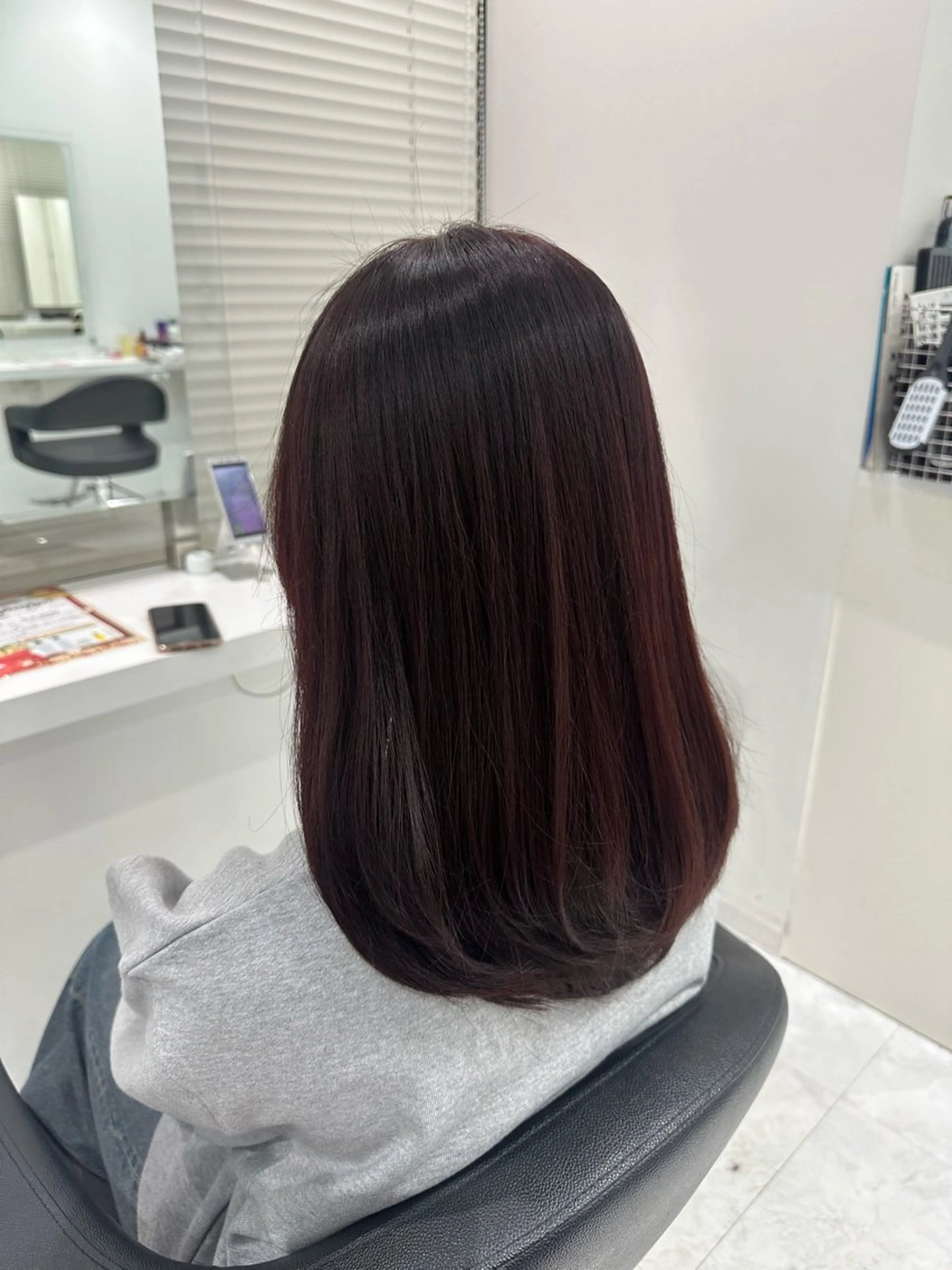 セミロング カラー ケアカラー カット ヘアカラー 🐺メンズパーマ の達人　あさひ🐺のヘアスタイル