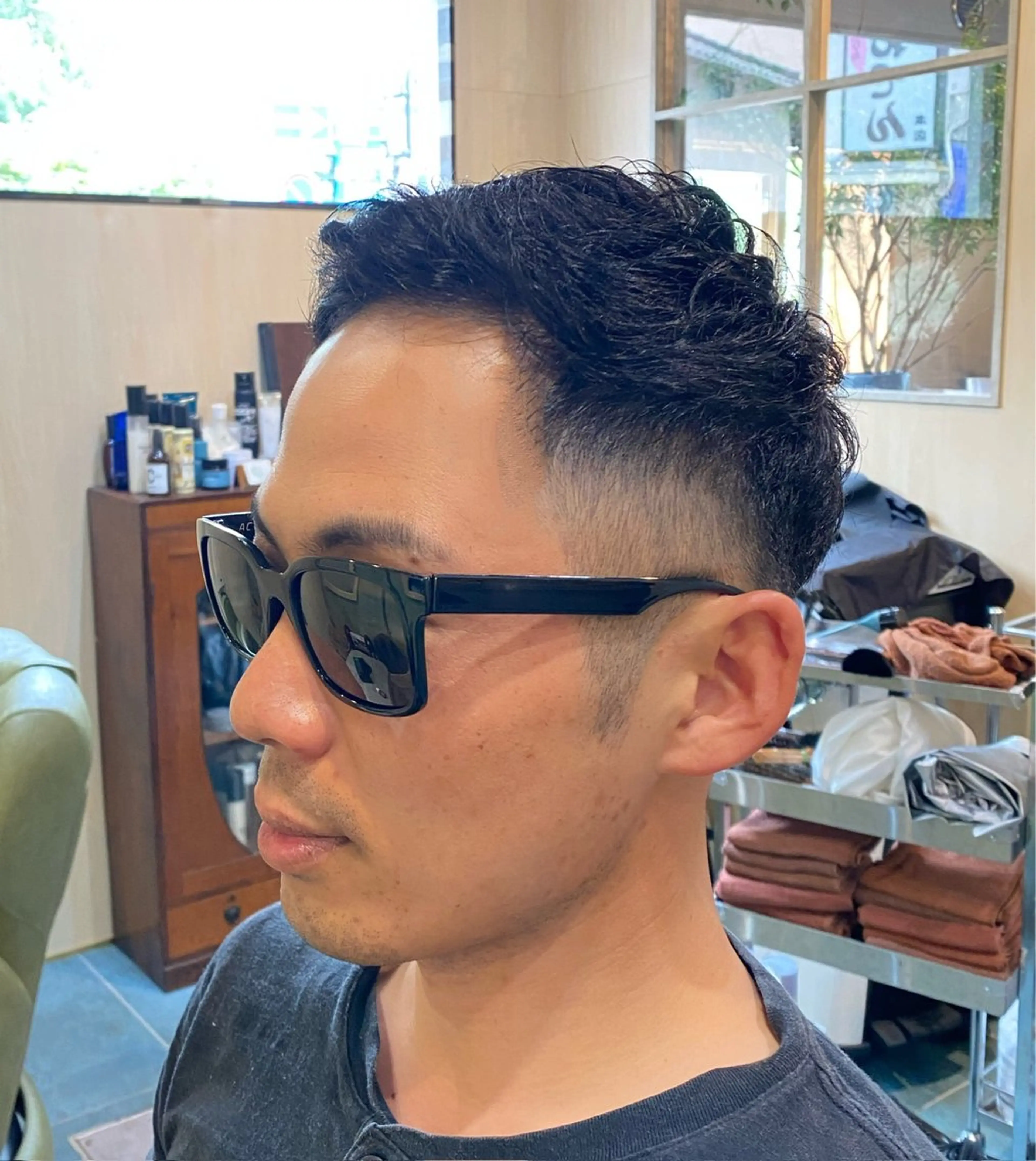 ショート メンズ メンズショート 刈り上げ ショートヘア メンズカット/パーマ 福島区SOSOのヘアスタイル