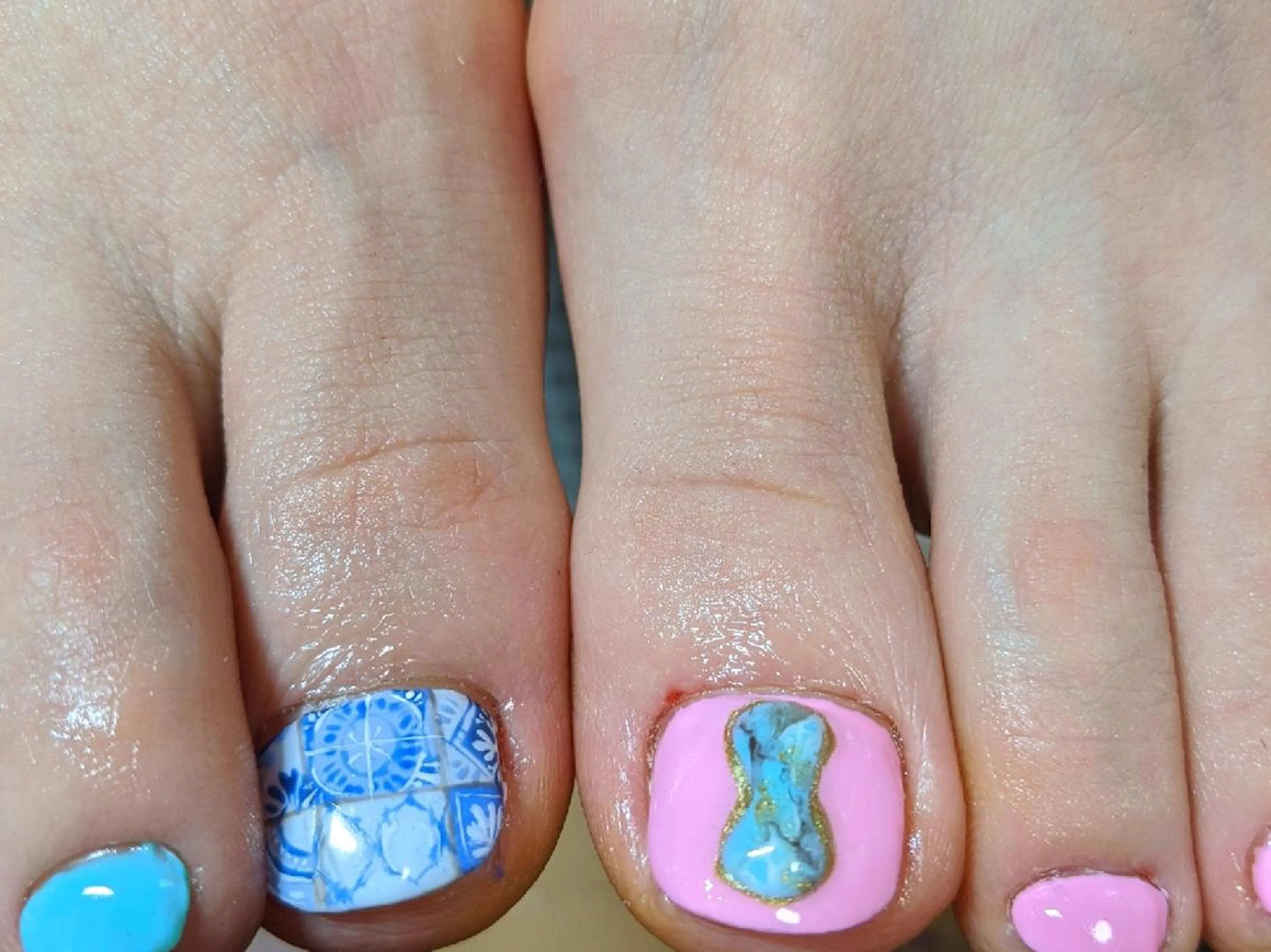 フットネイル(ウォーターケア)オフなしの写真