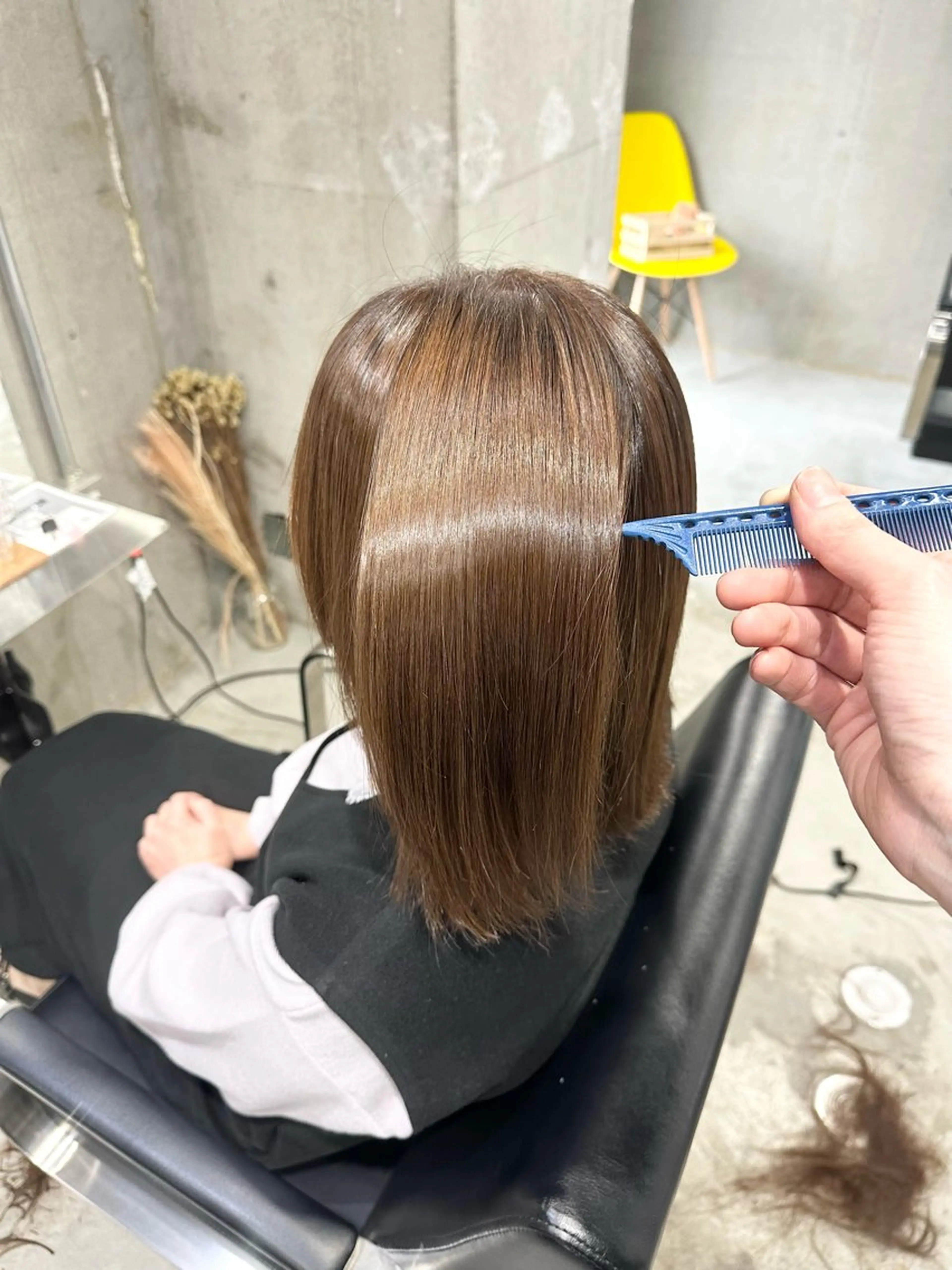 🎀 【平日限定】髪ドラ縮毛矯正＋カット 🎀の写真