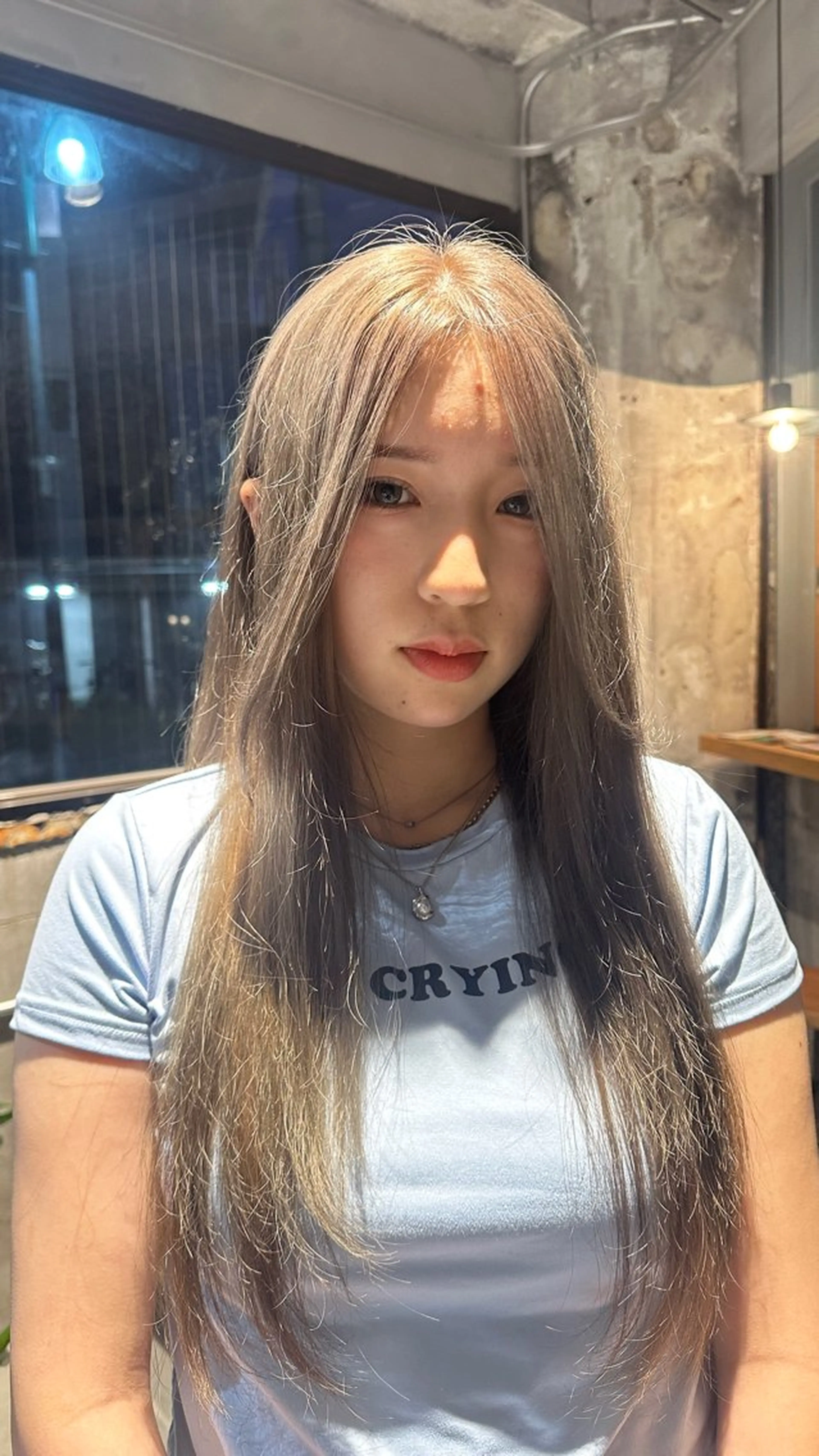 ロング カラー ヘアカラー L/MA所属・MIKU /カラー/ハイトーンのヘアスタイル