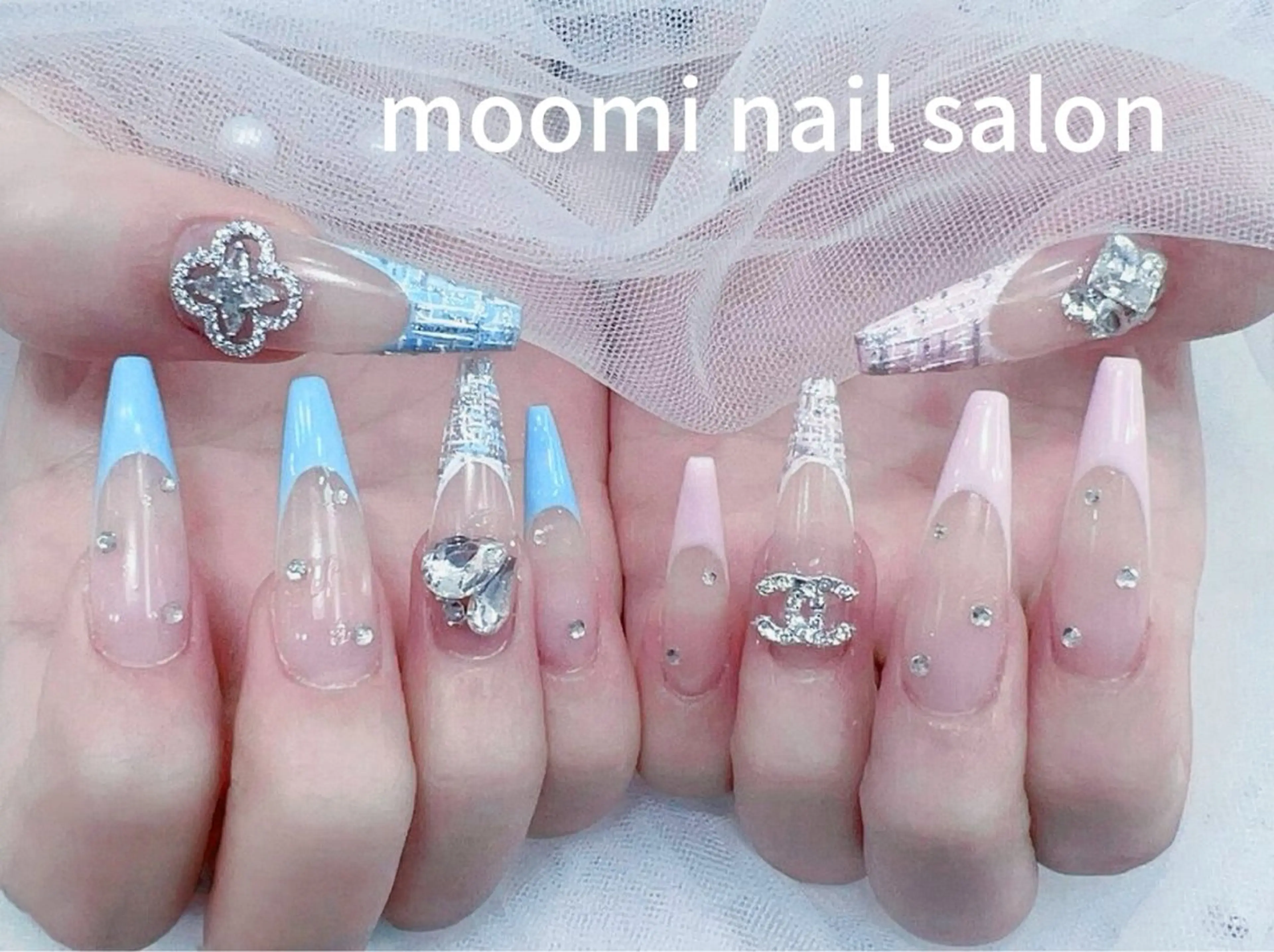 ロング ハンドネイル Moomi nail salonのネイルデザイン