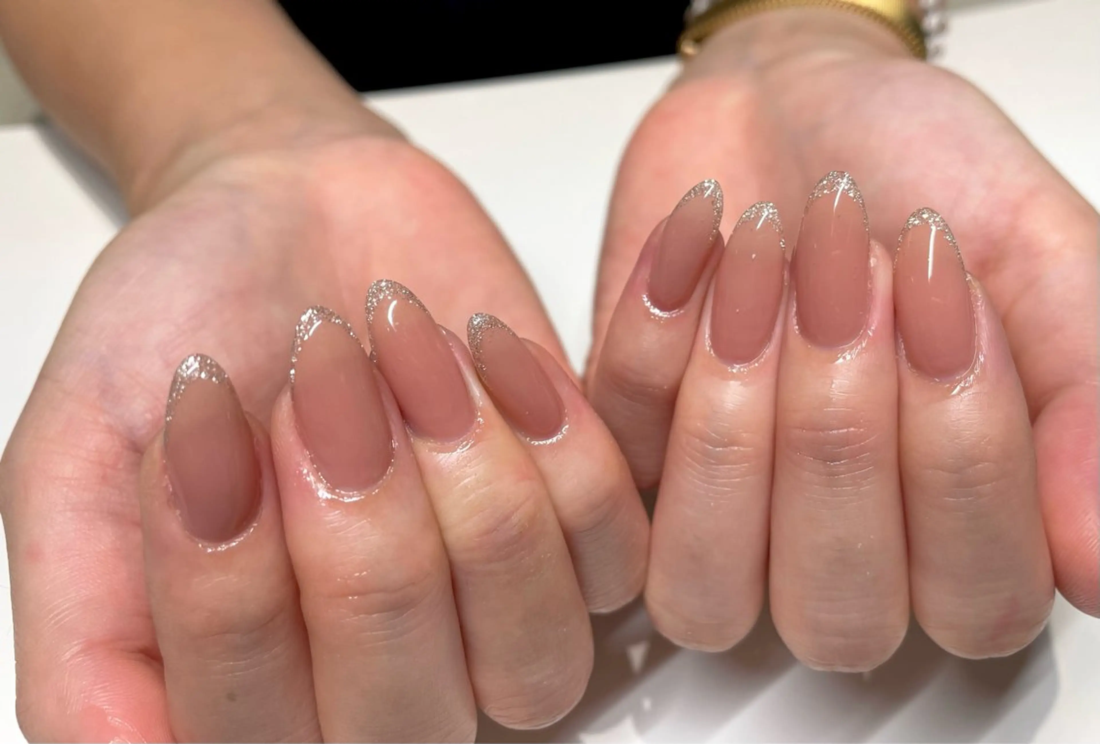 ネイル フラッシュネイル フレンチネイル Nailsalon Puttiのネイルデザイン