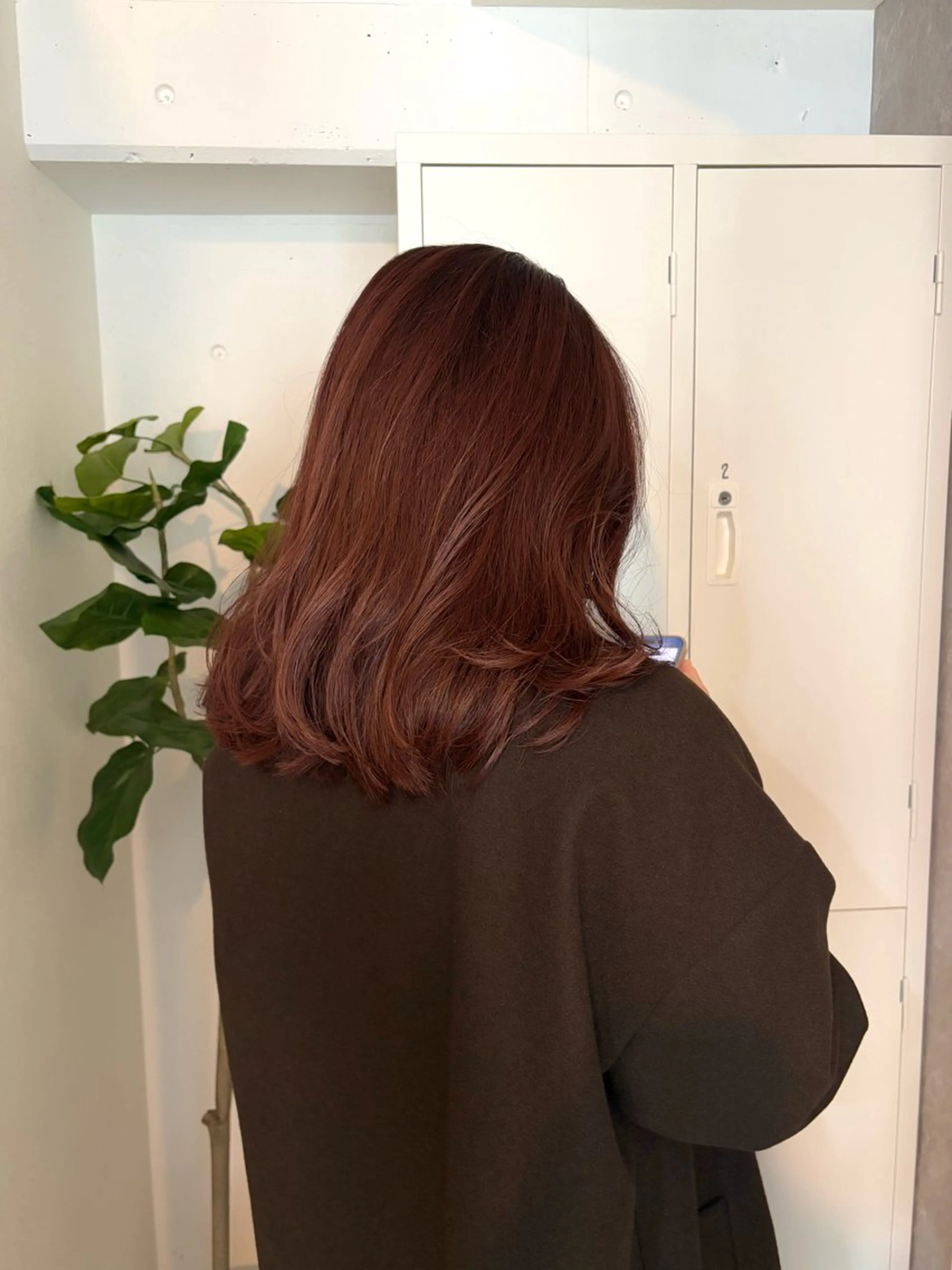 ミディアム カラー ブリーチ ラベンダーカラー ブリーチなしカラー オレンジ カット ヘアカラー トリートメント ANNA305 /髪質改善カラー🌈のヘアスタイル