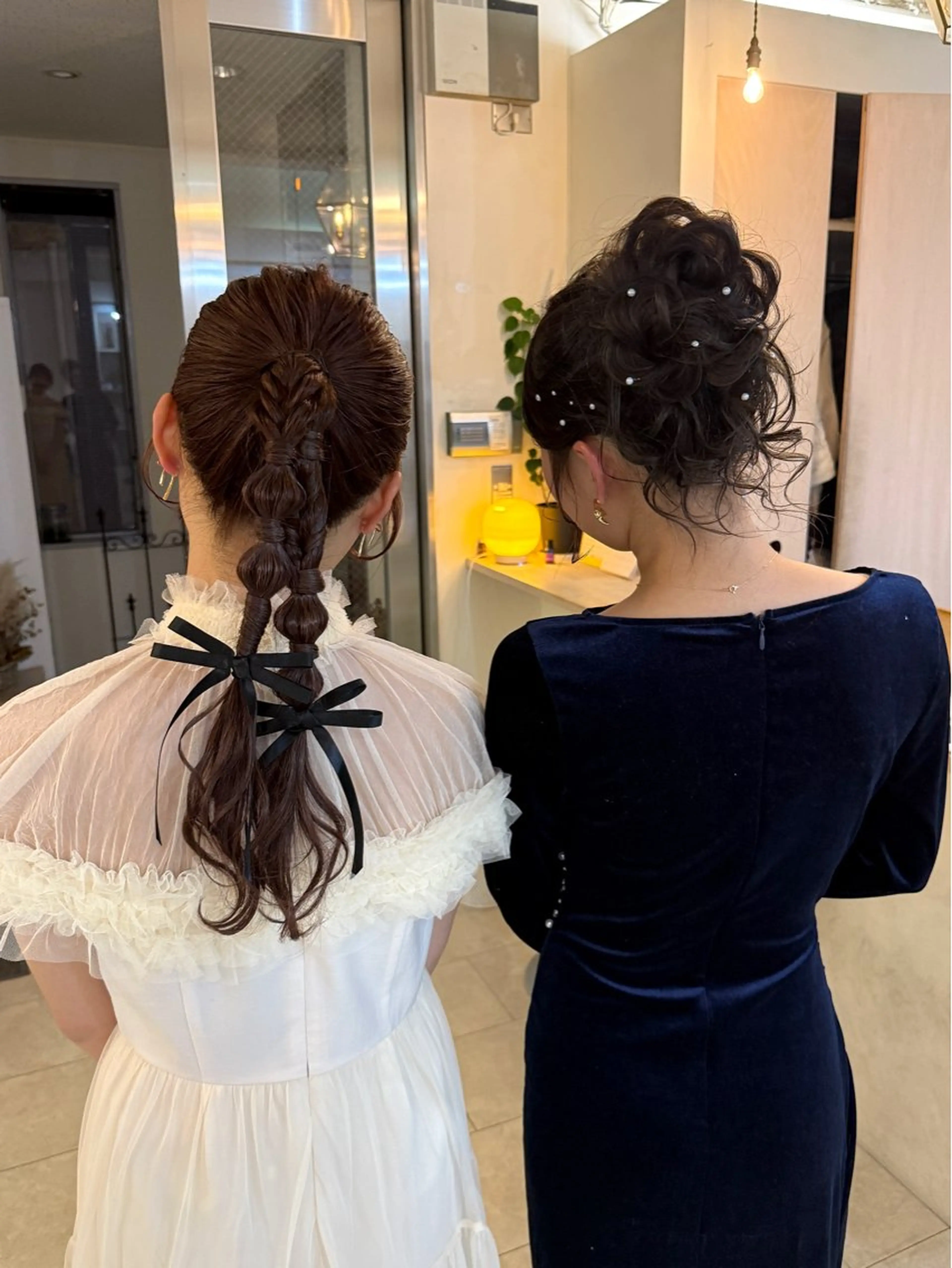 ロング ヘアセット Maho/海外 レイヤー/ハイトーンのヘアスタイル