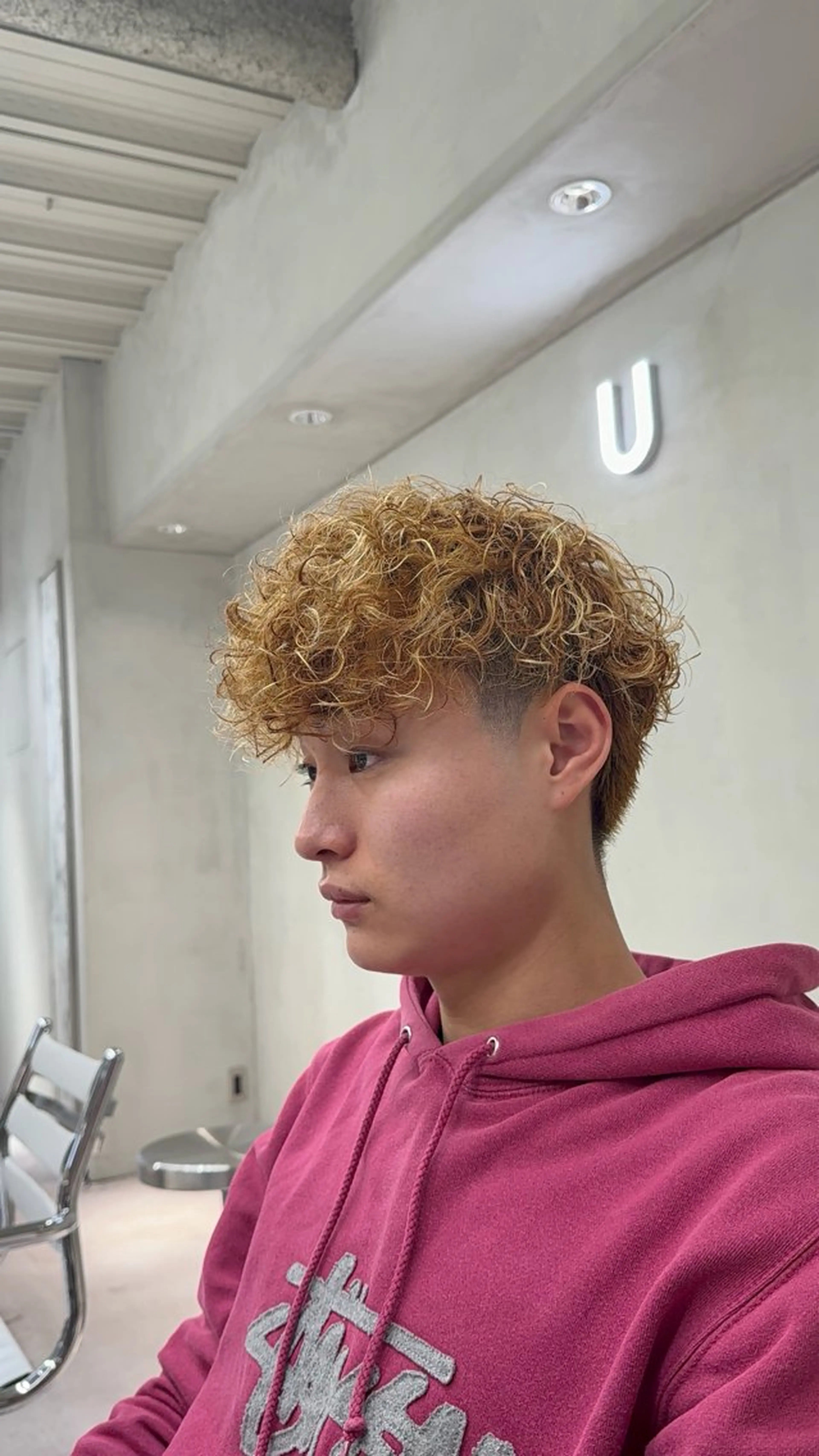 ショート メンズ メンズパーマ スペインカール カット トリートメント MEN’S SALON HAVANA所属・渋谷/パーマ /フェザー/千尋のヘアスタイル
