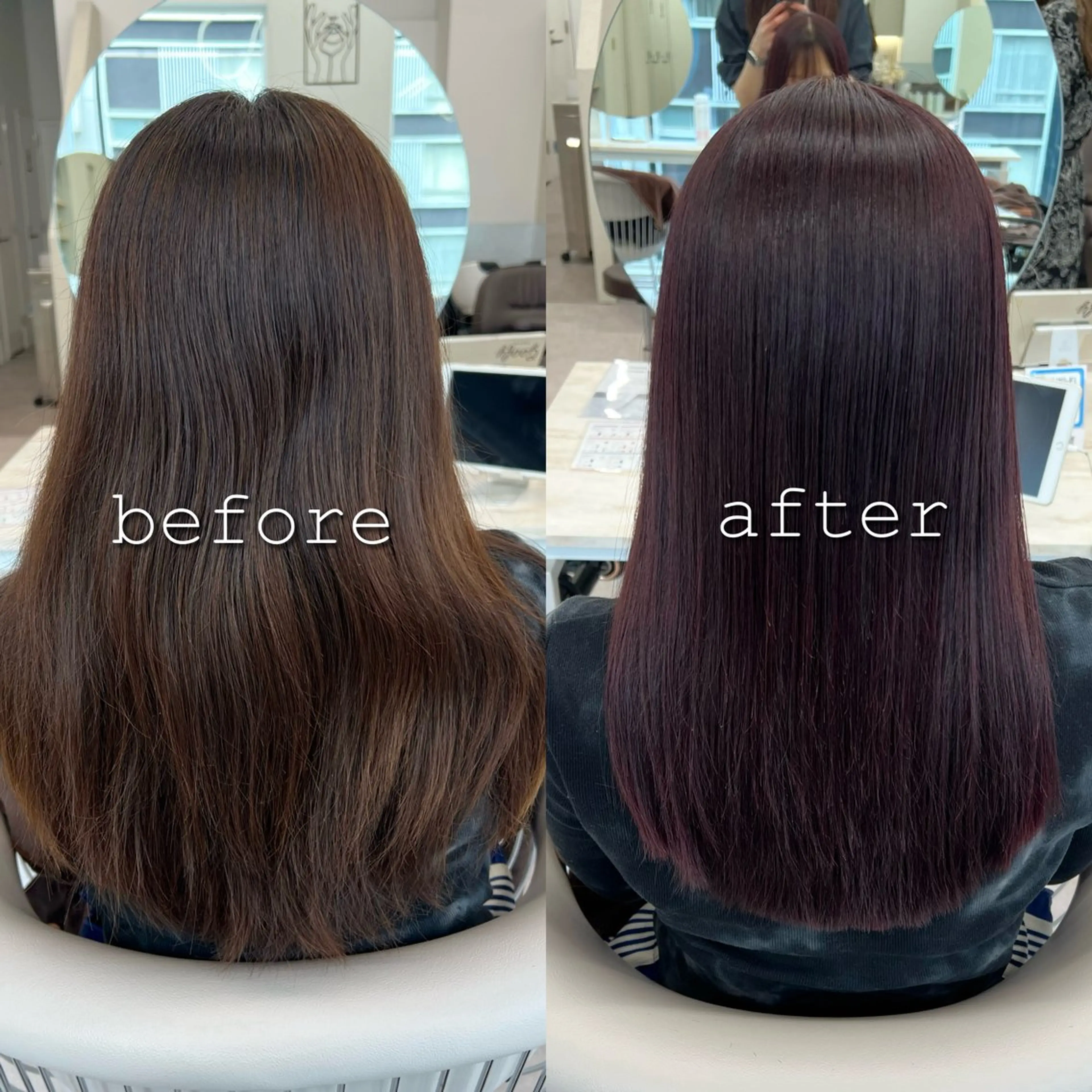 ロング カラー 縮毛矯正 カット ヘアカラー 縮毛矯正 トリートメント 美髪矯正/髪質改善/ 艶髪🤍伊藤梨紗のヘアスタイル