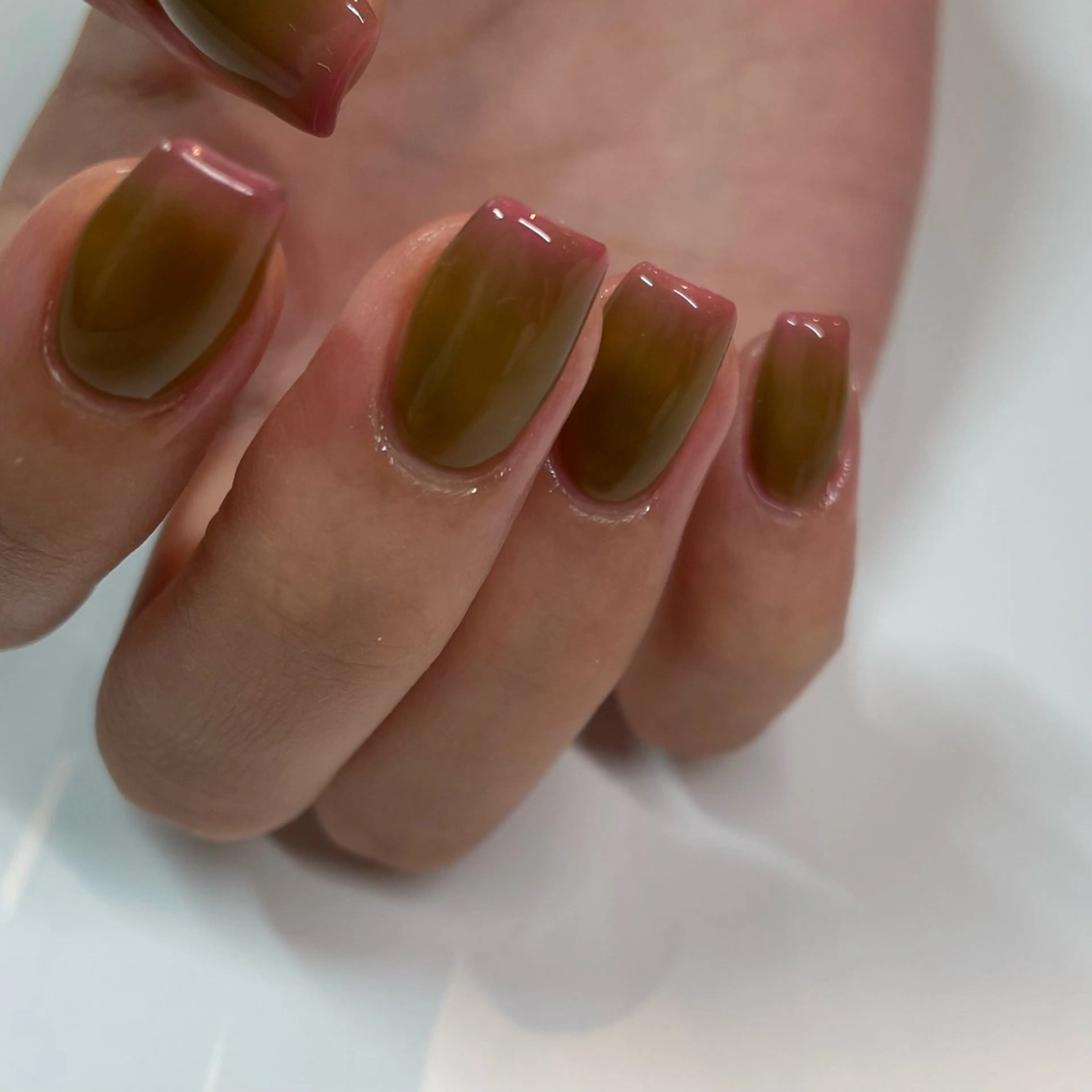 ネイル グラデーション Manon Yuiのマツエク・マツパデザイン