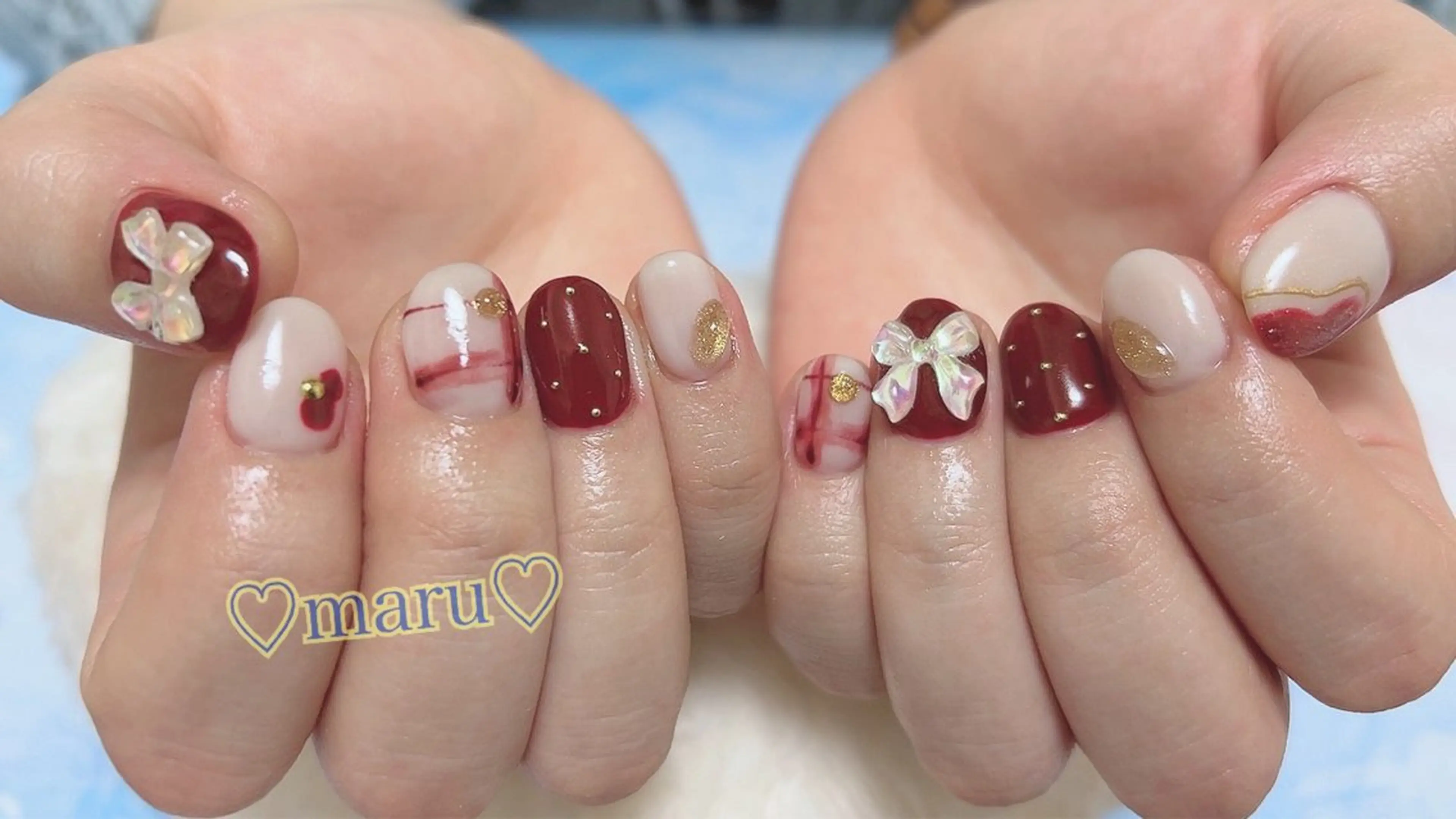 ネイル ハンドネイル フットネイル まるみ ♡のネイルデザイン