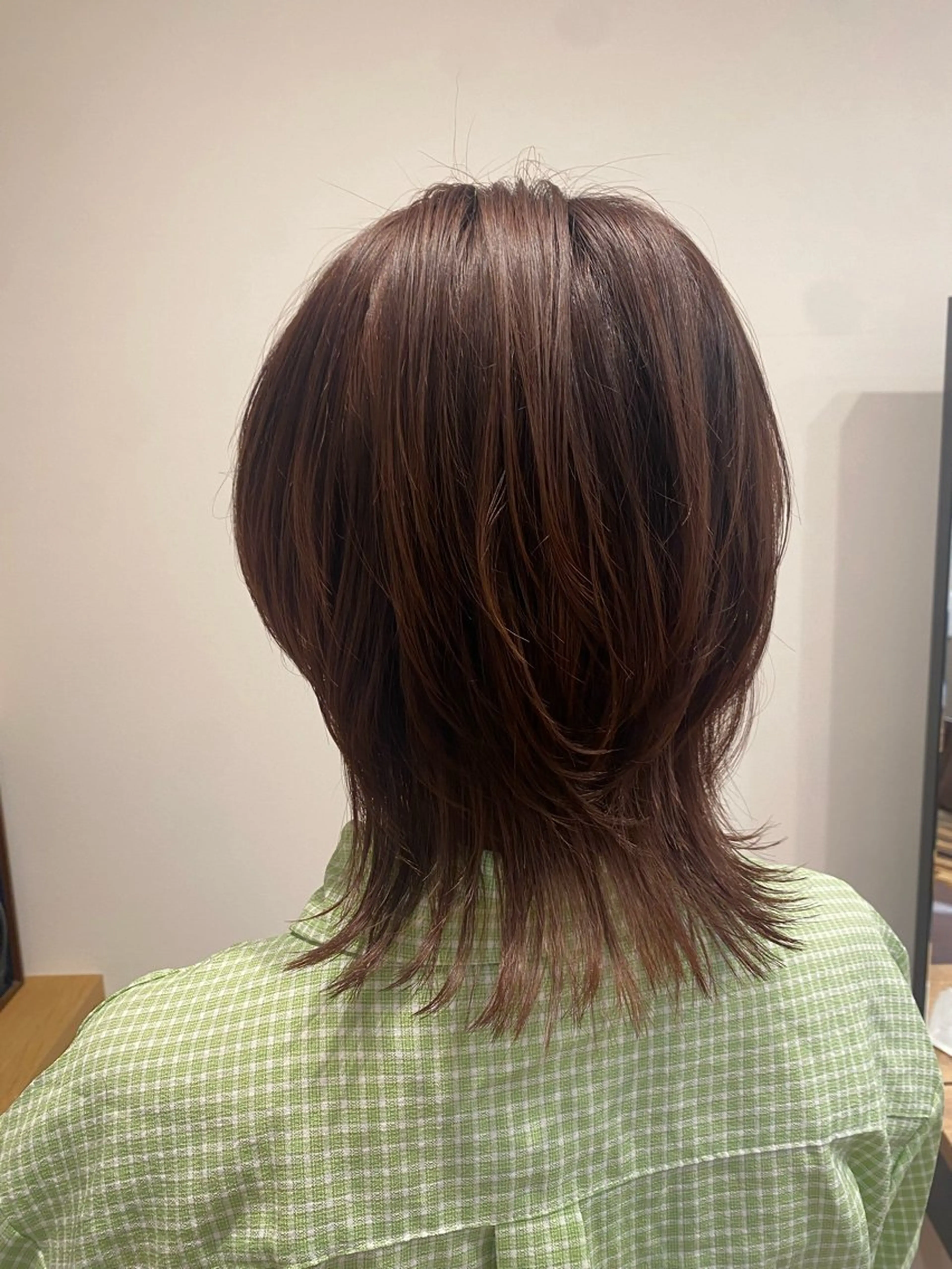 ミディアム ウルフカット 伊藤 優花のヘアスタイル