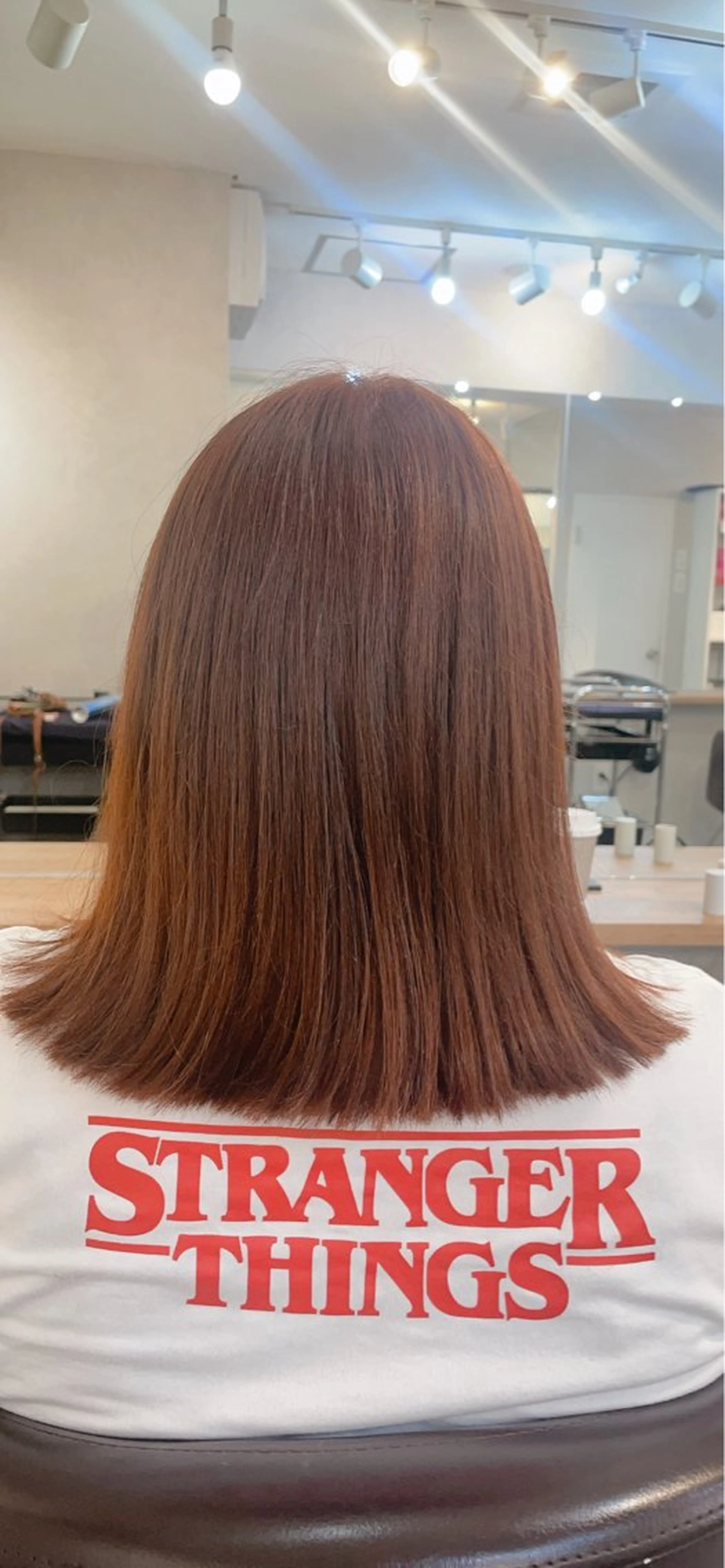 ミディアム カラー エンドウ　ミノリ🤎 /半個室/レイヤーのヘアスタイル