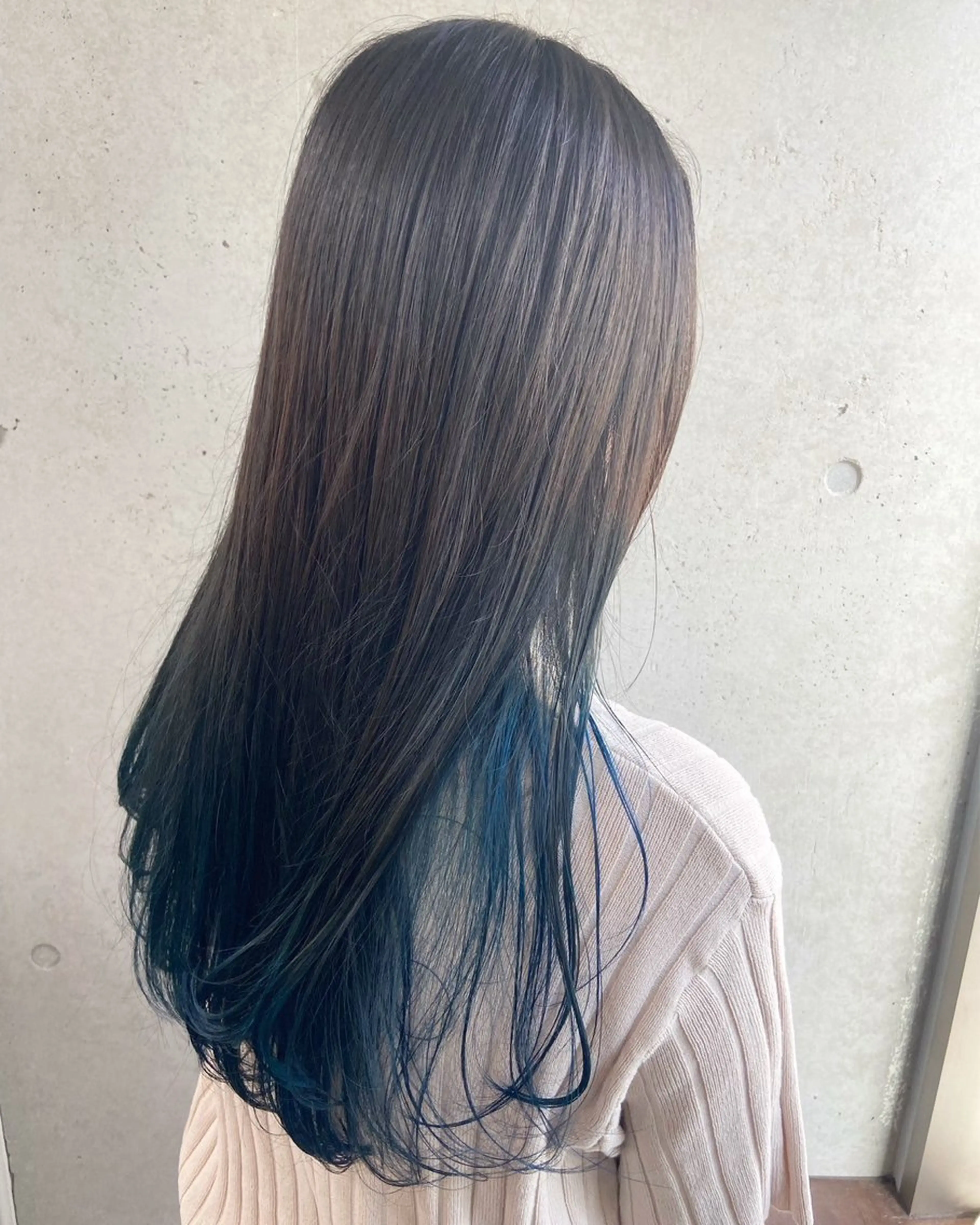 ロング カット ヘアカラー トリートメント 中山 丈也のヘアスタイル